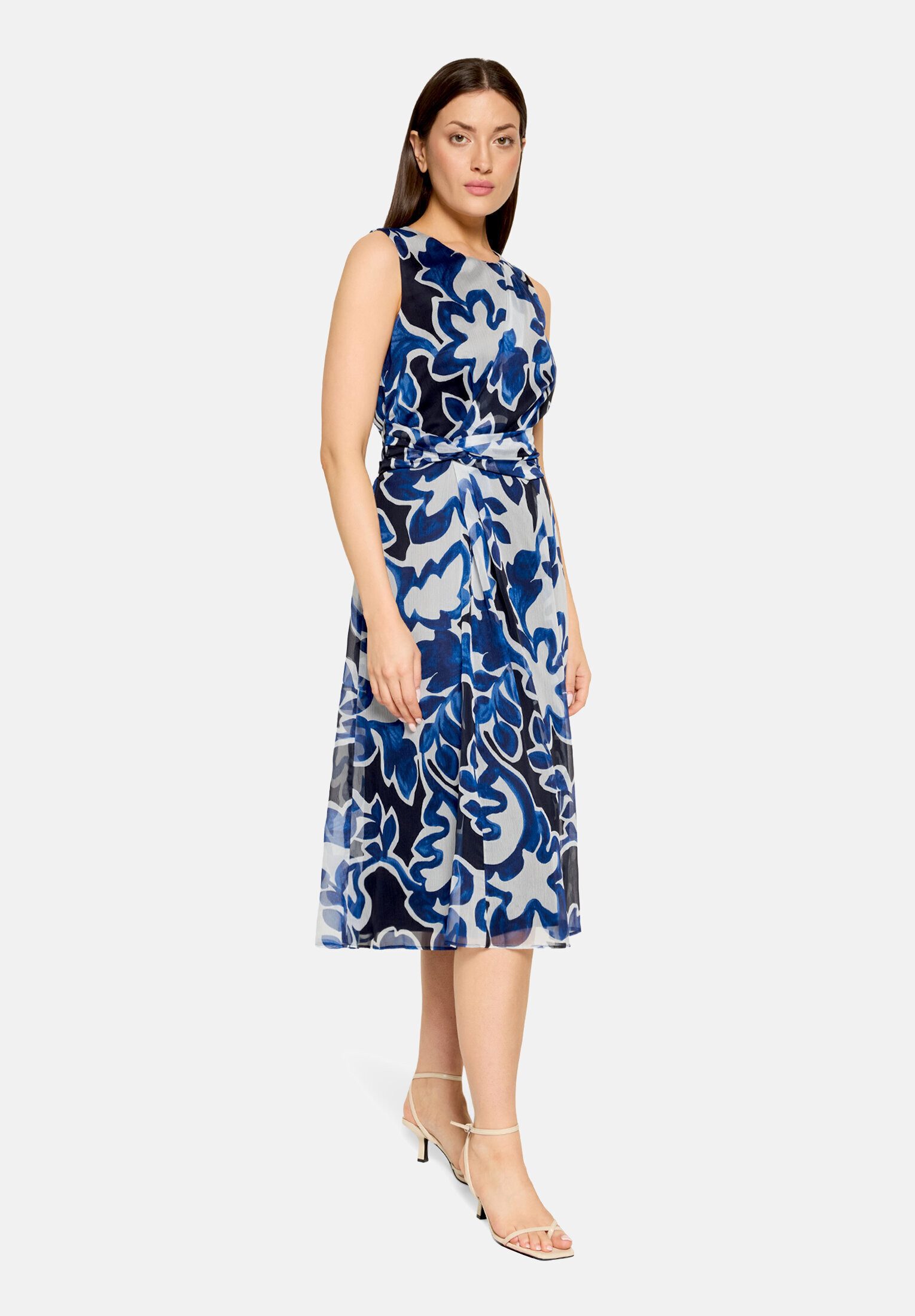 Betty&Co Chiffonkleid Damen ohne Arm