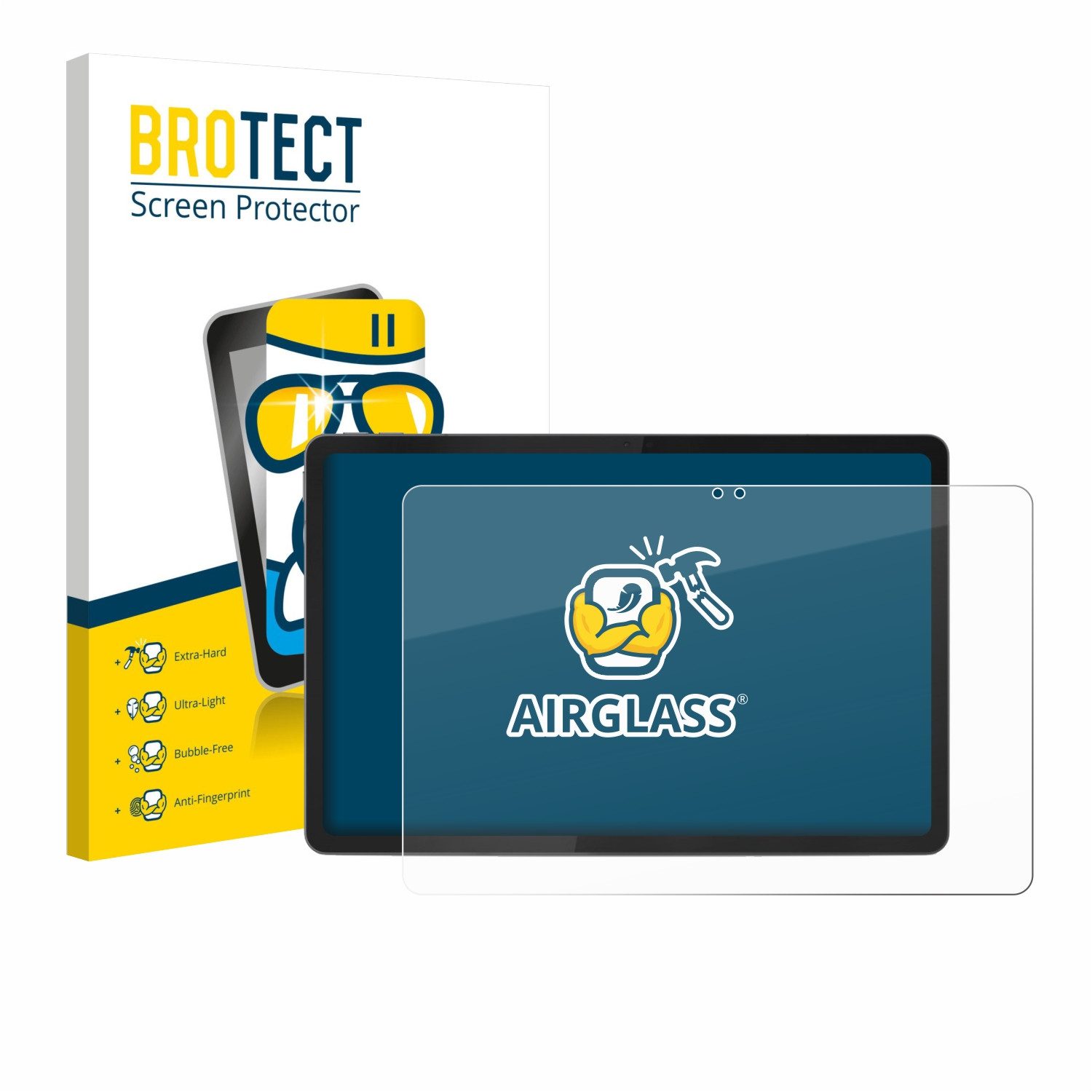 BROTECT Displayschutzglas Folie für Lenovo Idea Tab 11" 2025 TB336FU, Schutzfolie Glas Panzer Display Schutz klar