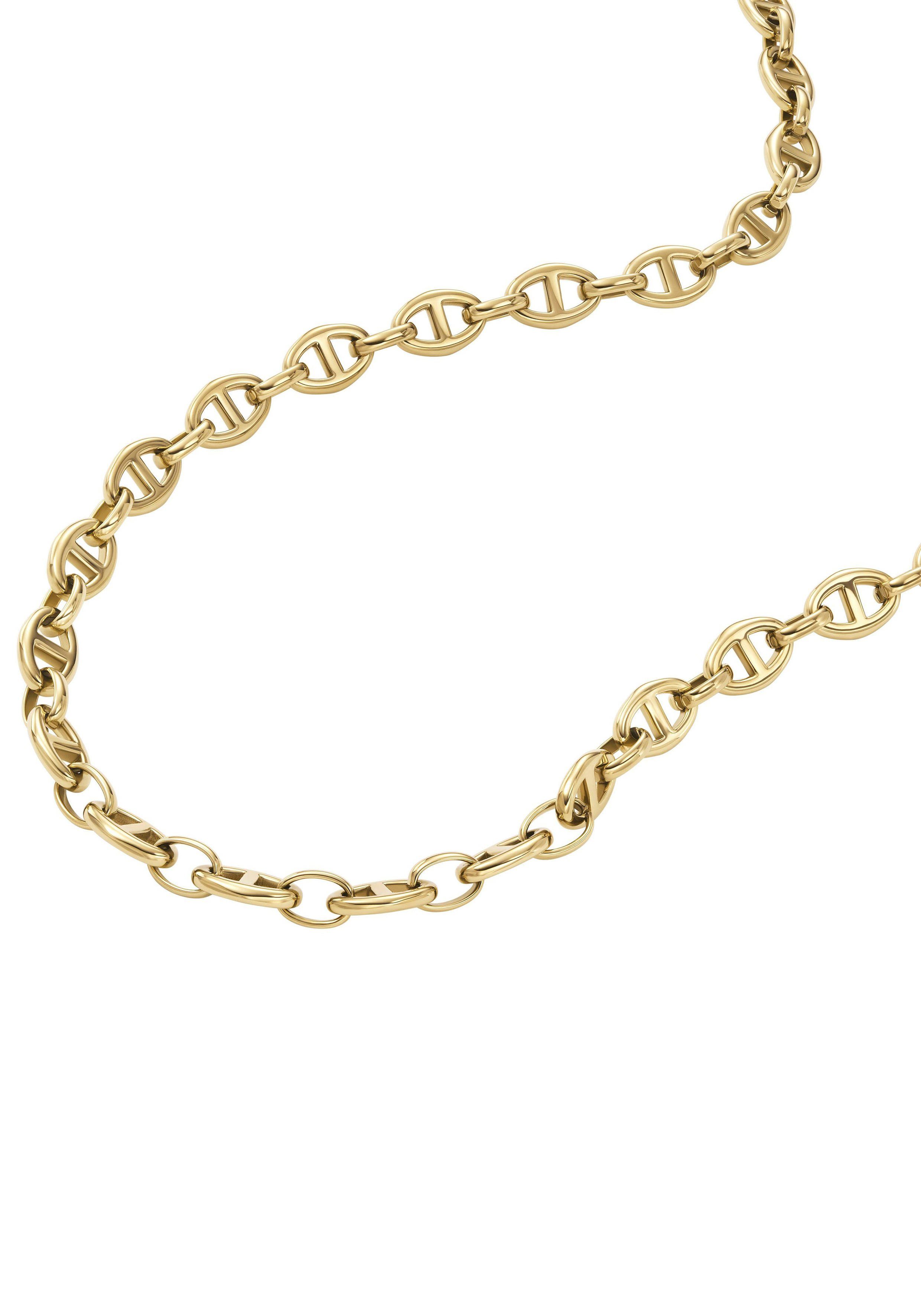 Fossil Kette ohne Anhänger Schmuck Geschenk Edelstahl Heritage D-Link