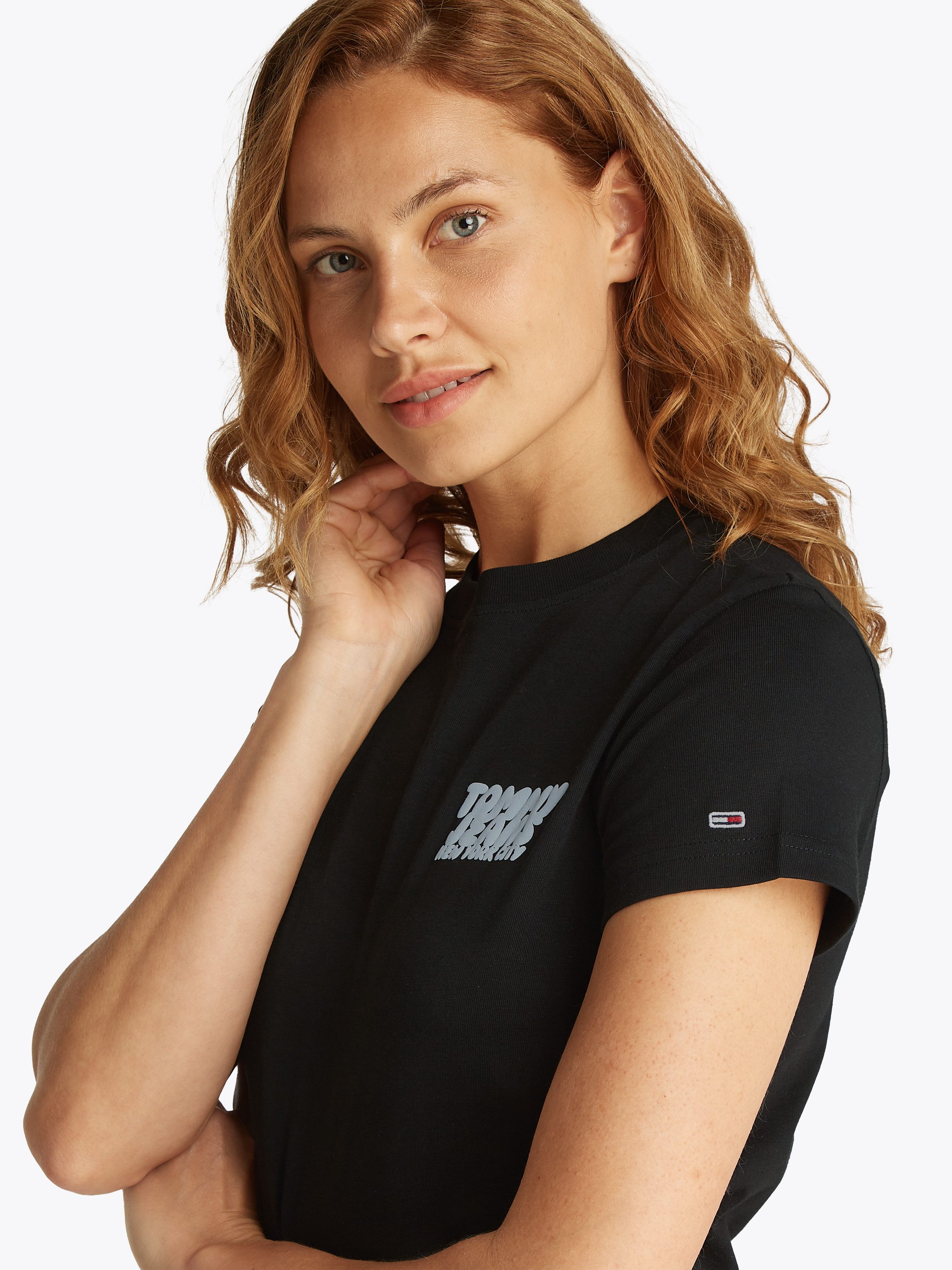 Tommy Jeans T-Shirt TJW REG TJ BUBBLE TEE mit Logodruck günstig online kaufen