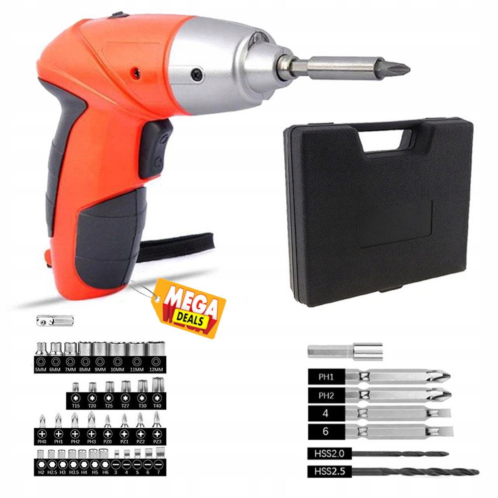 MEGADEALS Akku-Schraubendreher Elektrischer Mini Schraubendreher Akkuschrau günstig online kaufen