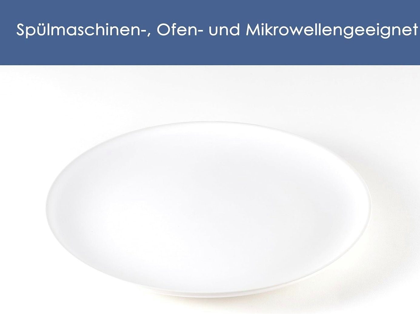 Hanseküche Speiseteller 6-teiliges Teller Set, (6 St), Bunte Vielfalt, Modernes Design