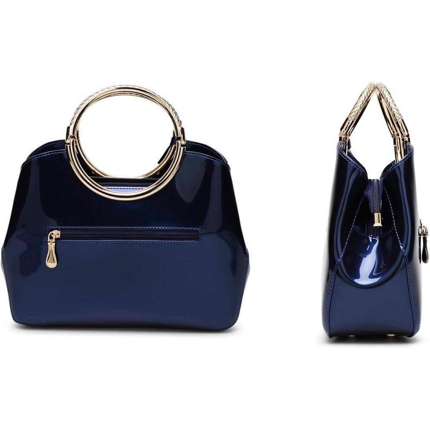 LuxusKollektion Handtasche Damen Handtasche PU-Lackleder Henkeltasche Hochzeit Abend