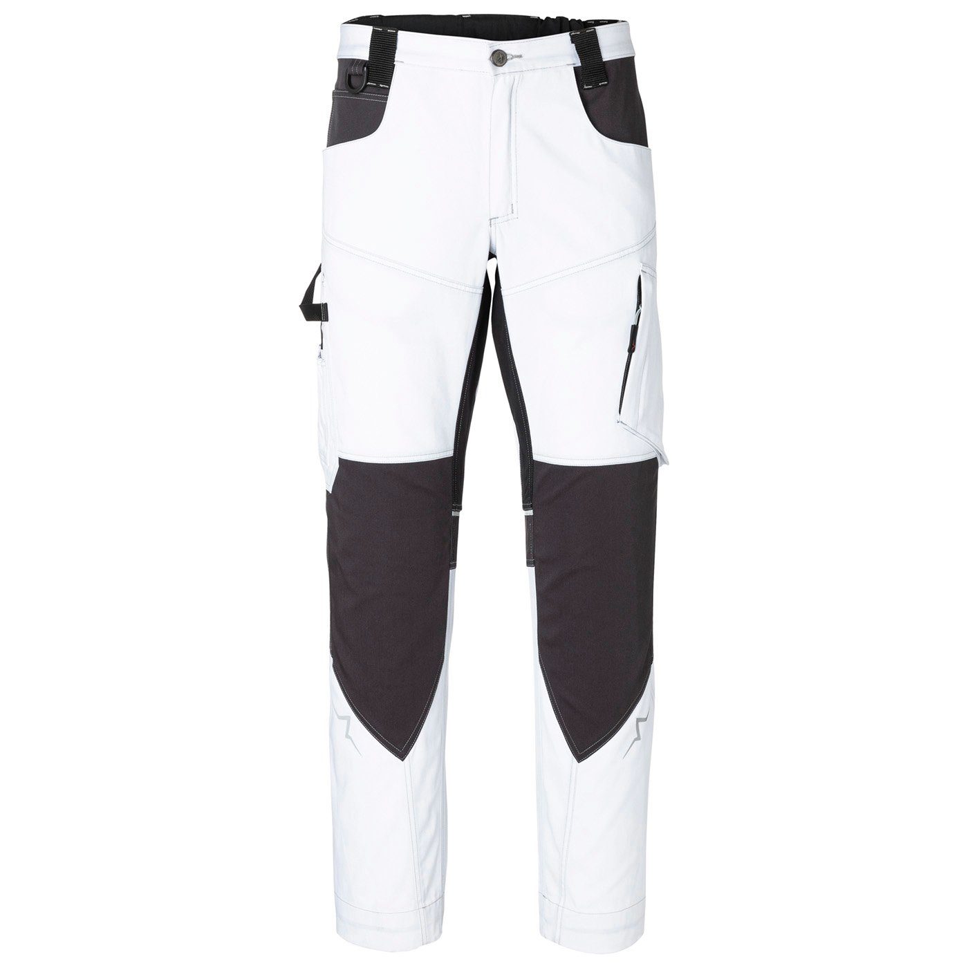 Gr.46-58 PULSE Arbeitsbundhose Allround-Arbeitshose, (1-tlg) Bundhose Kübler ACTION weiß/anthrazit