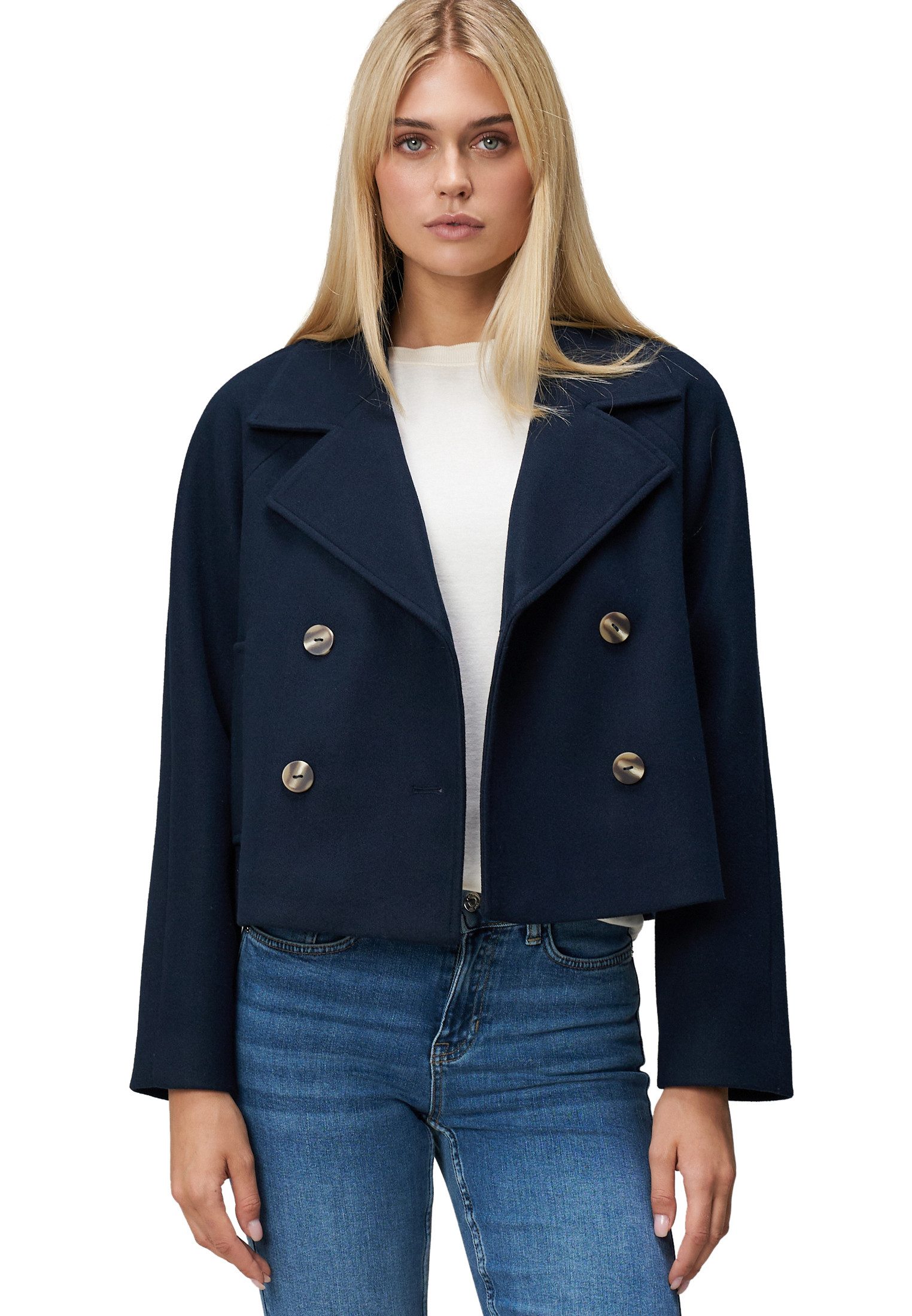 Zero Fieldjacket Damen Jacke in Wolloptik günstig online kaufen