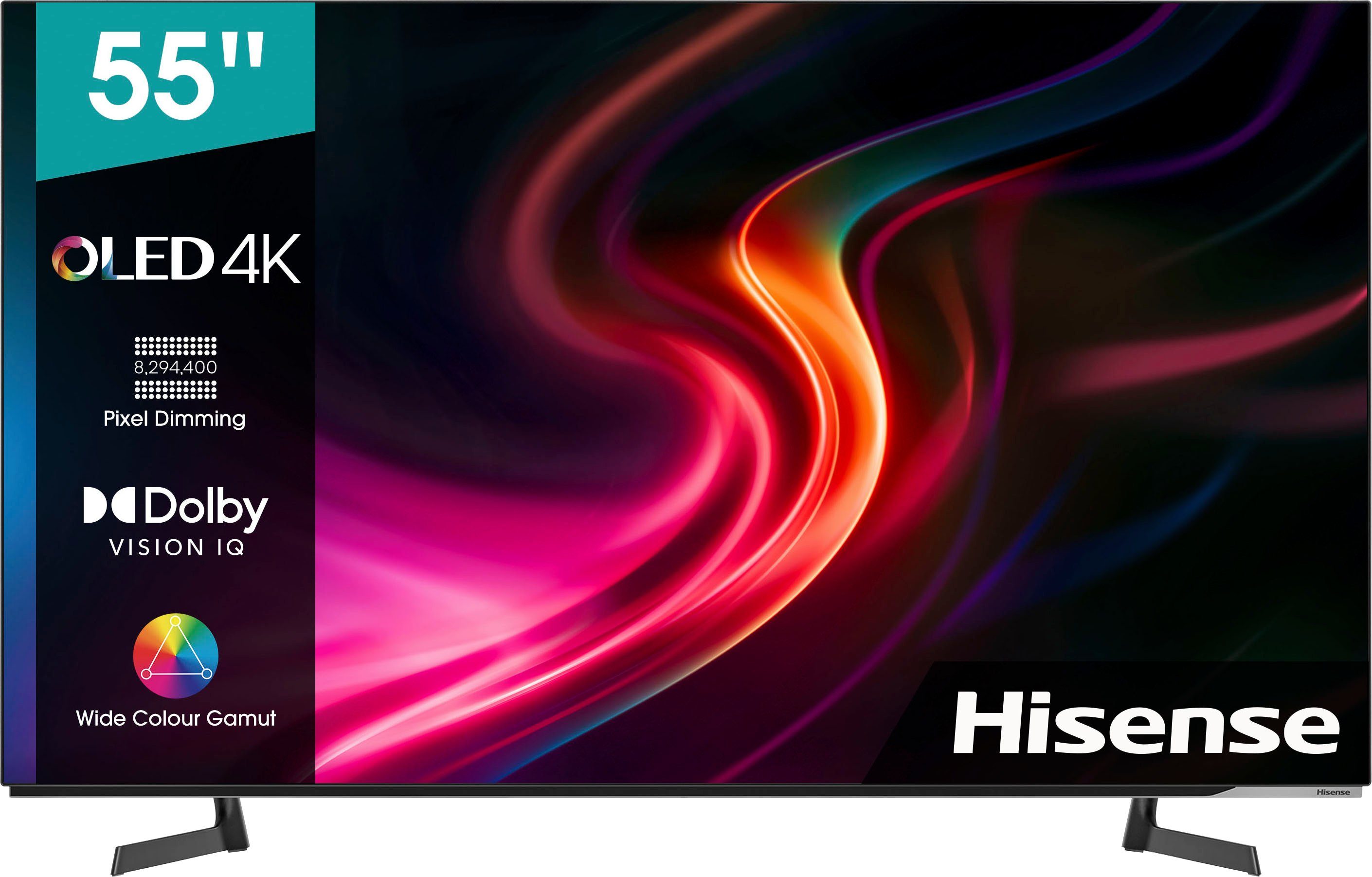 Hisense 55A8G OLED-Fernseher (139 cm/55 Zoll, 4K Ultra HD, Smart-TV, Dolby Vision IQ, Dolby Atmos, USB Recording, Sprachassistenten) | alle Fernseher