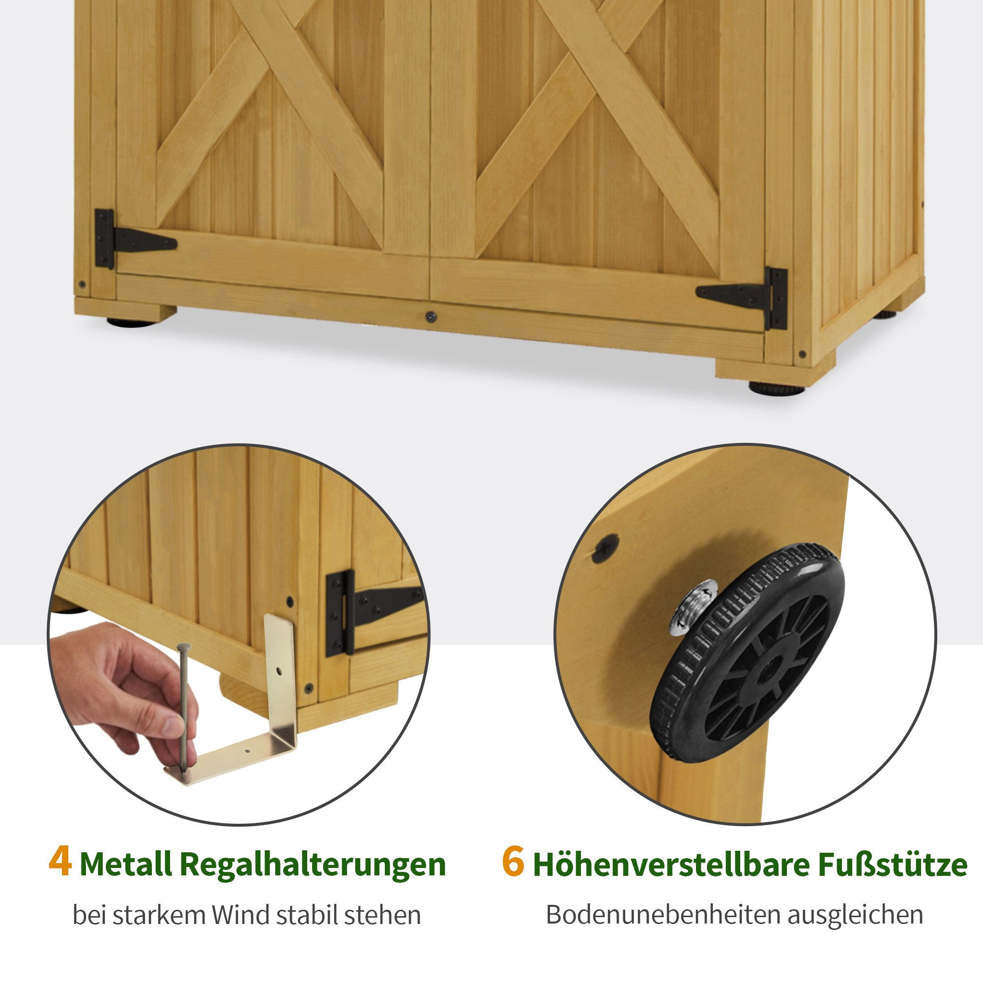 MCombo Gerätehaus M MCombo Gartenschran...