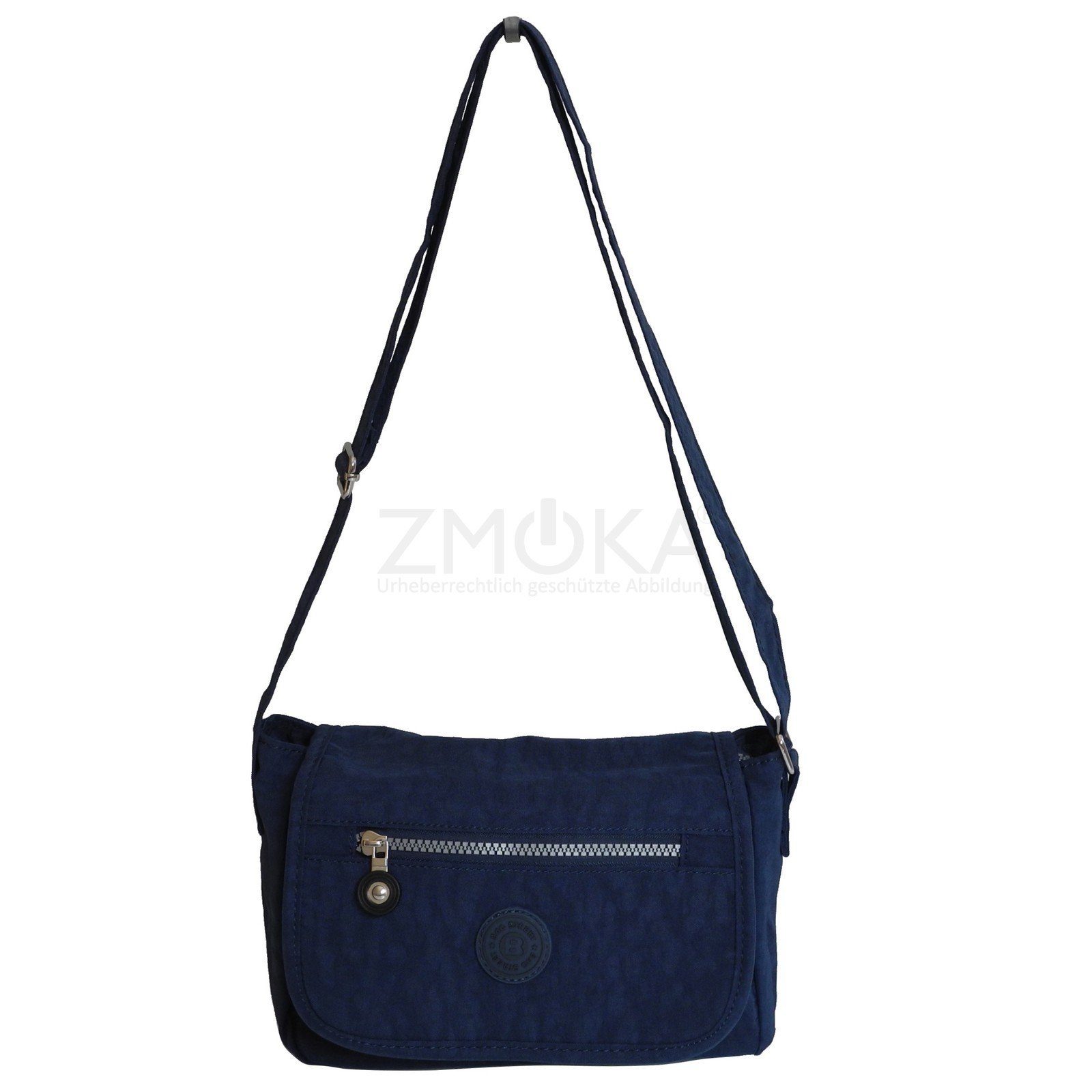 Damen Bag Crinkle Street Auswah Stofftasche STREET - Handtasche BAG Umhängetasche Navy Umhängetasche