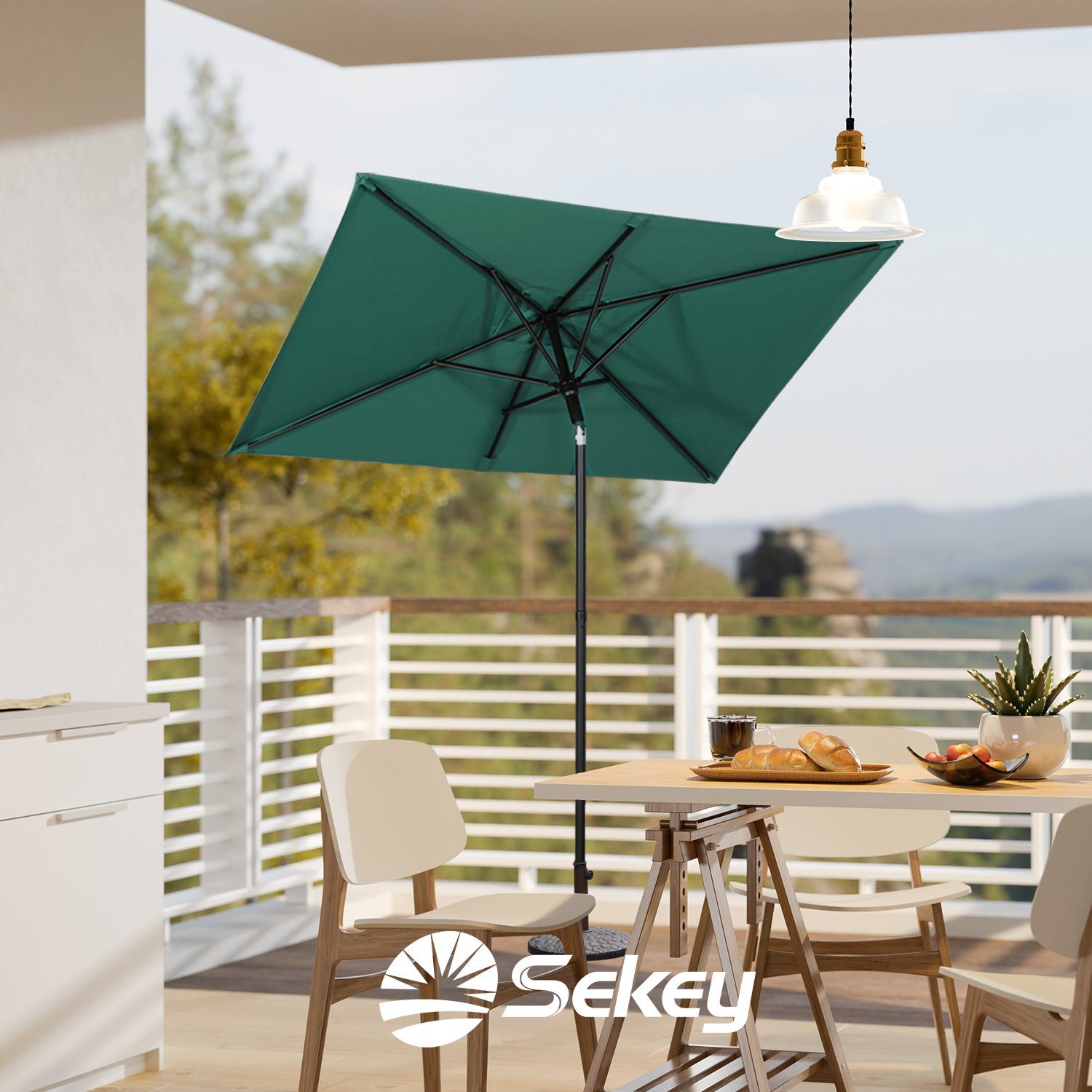 Sekey Balkonschirm 180 x 130 cm günstig online kaufen