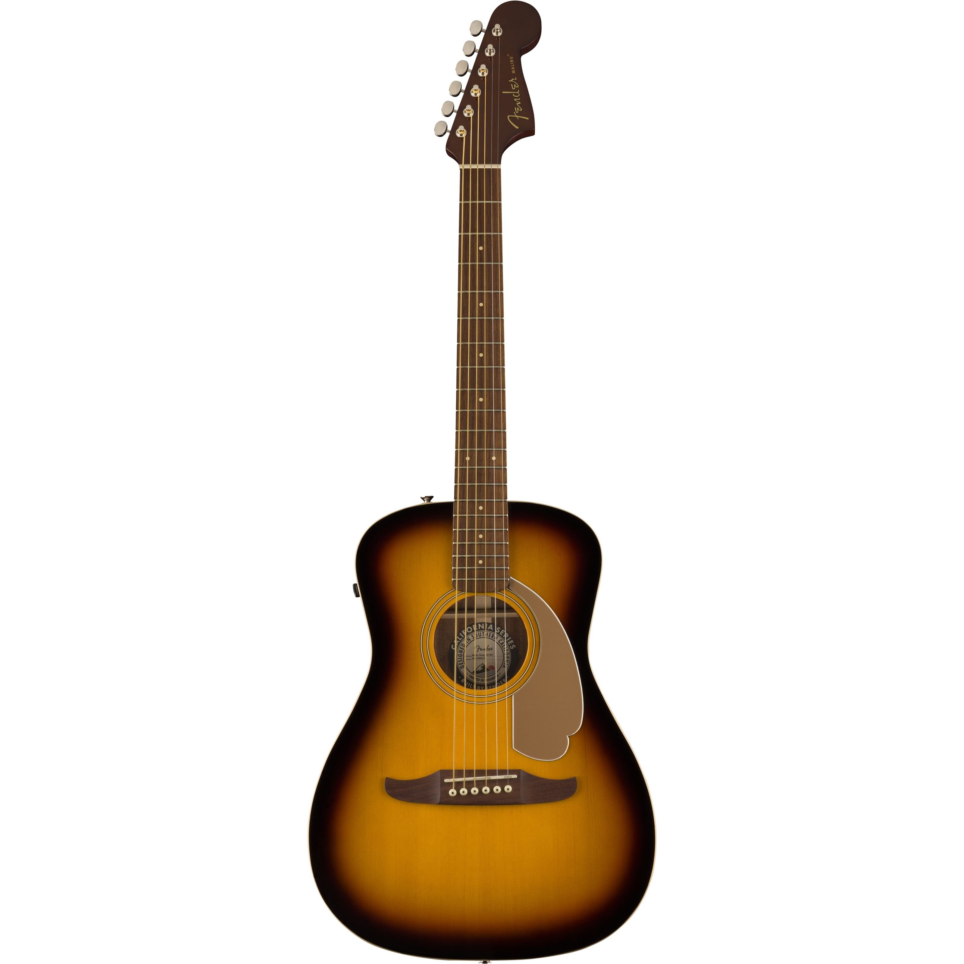 Fender Westerngitarre, Westerngitarren, Mini Gitarren, Malibu Player WN Sunburst - Westerngitarre