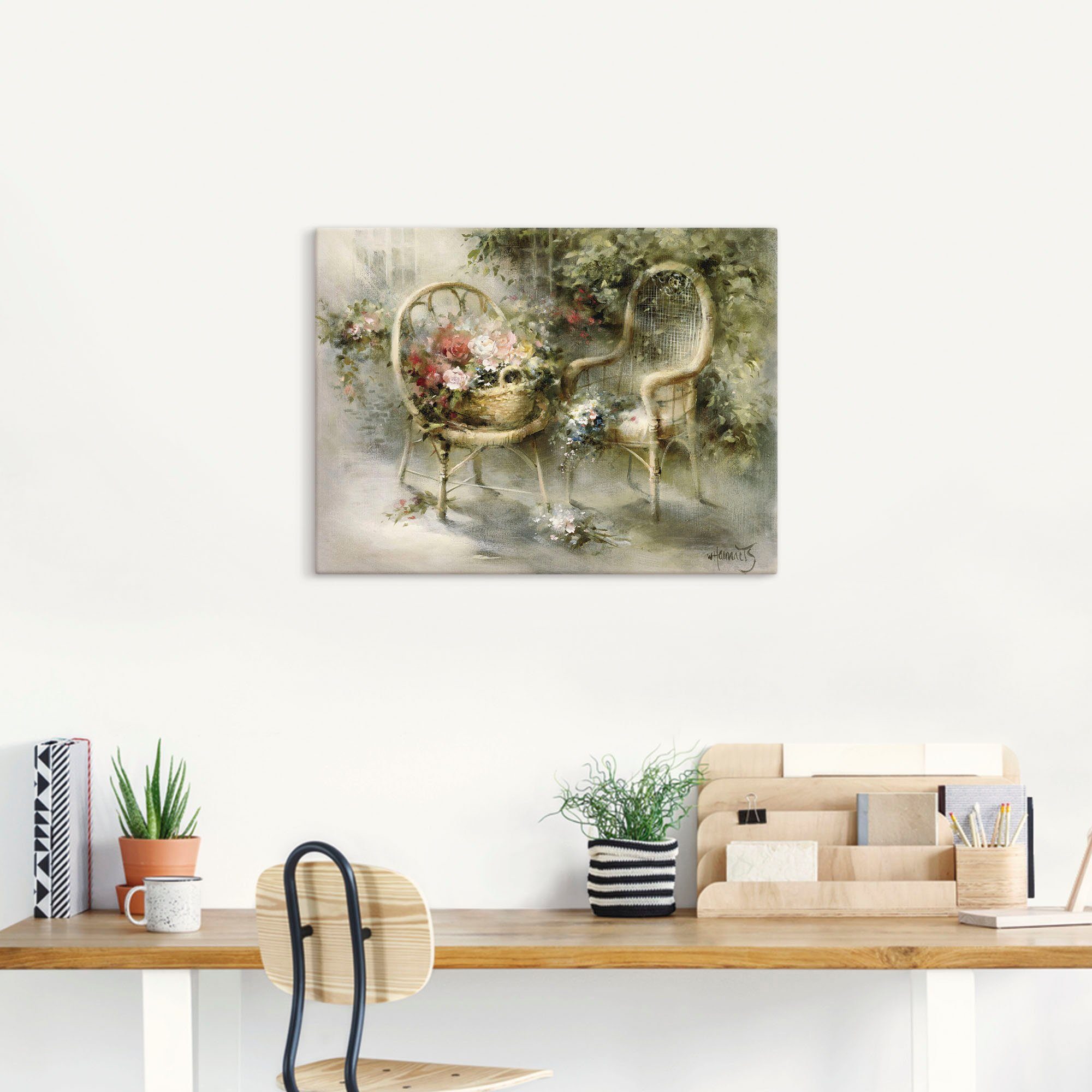 Artland Wandbild Sommer II, Garten (1 St), als Leinwandbild, Poster in verschied. Größen