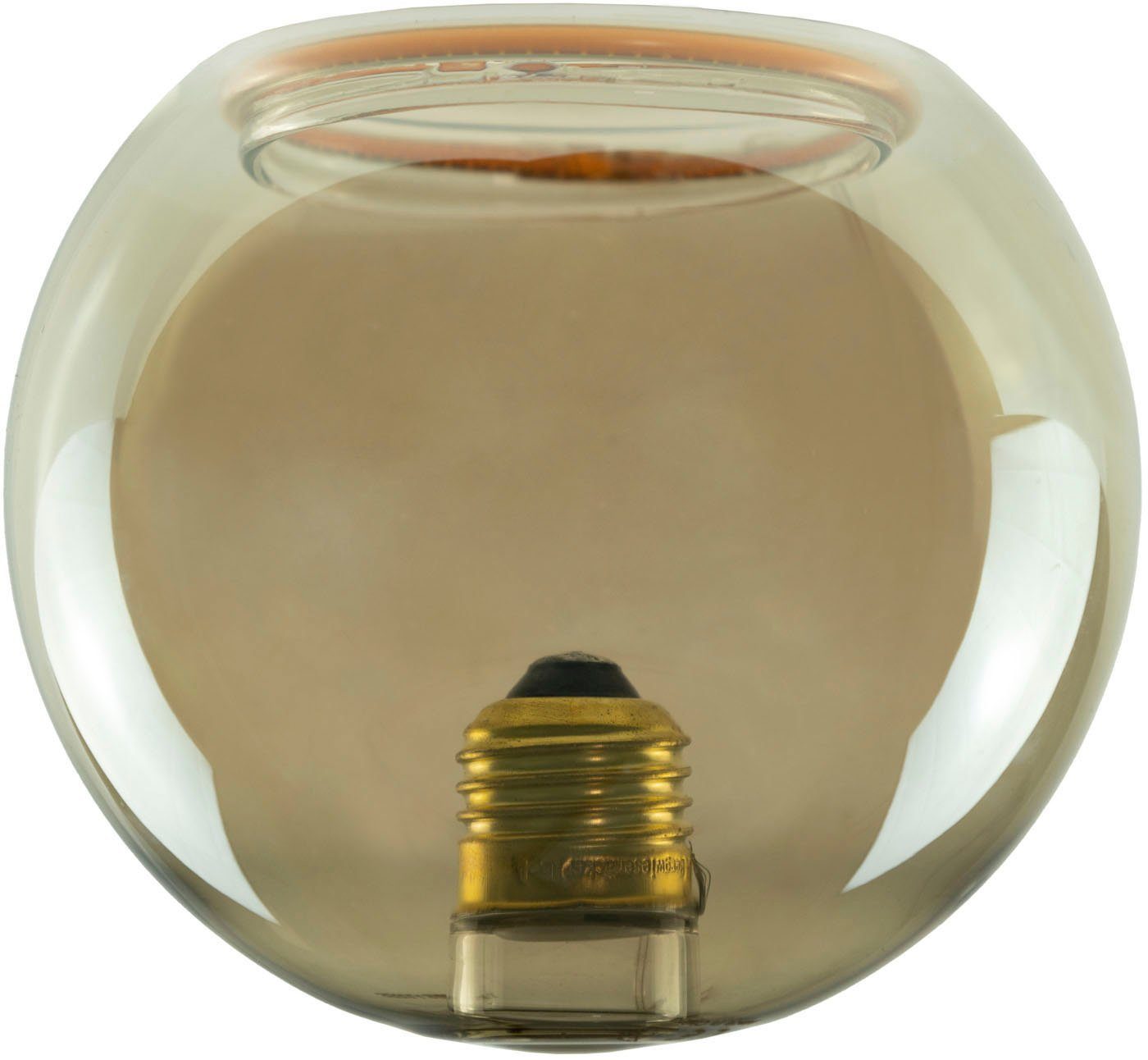 Extra-Warmweiß, smokey grau, Floating E27, E27, St., >85, inside LED Floating Globe 1 SEGULA LED-Leuchtmittel 125 CRI smokey 125 dimmbar grau, Globe 5,2W, LED inside