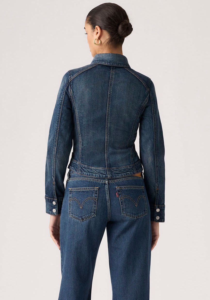 Levi's® Jeansjacke STRETCH FITTED TRUCKER mit stylischem Hemdkragen günstig online kaufen