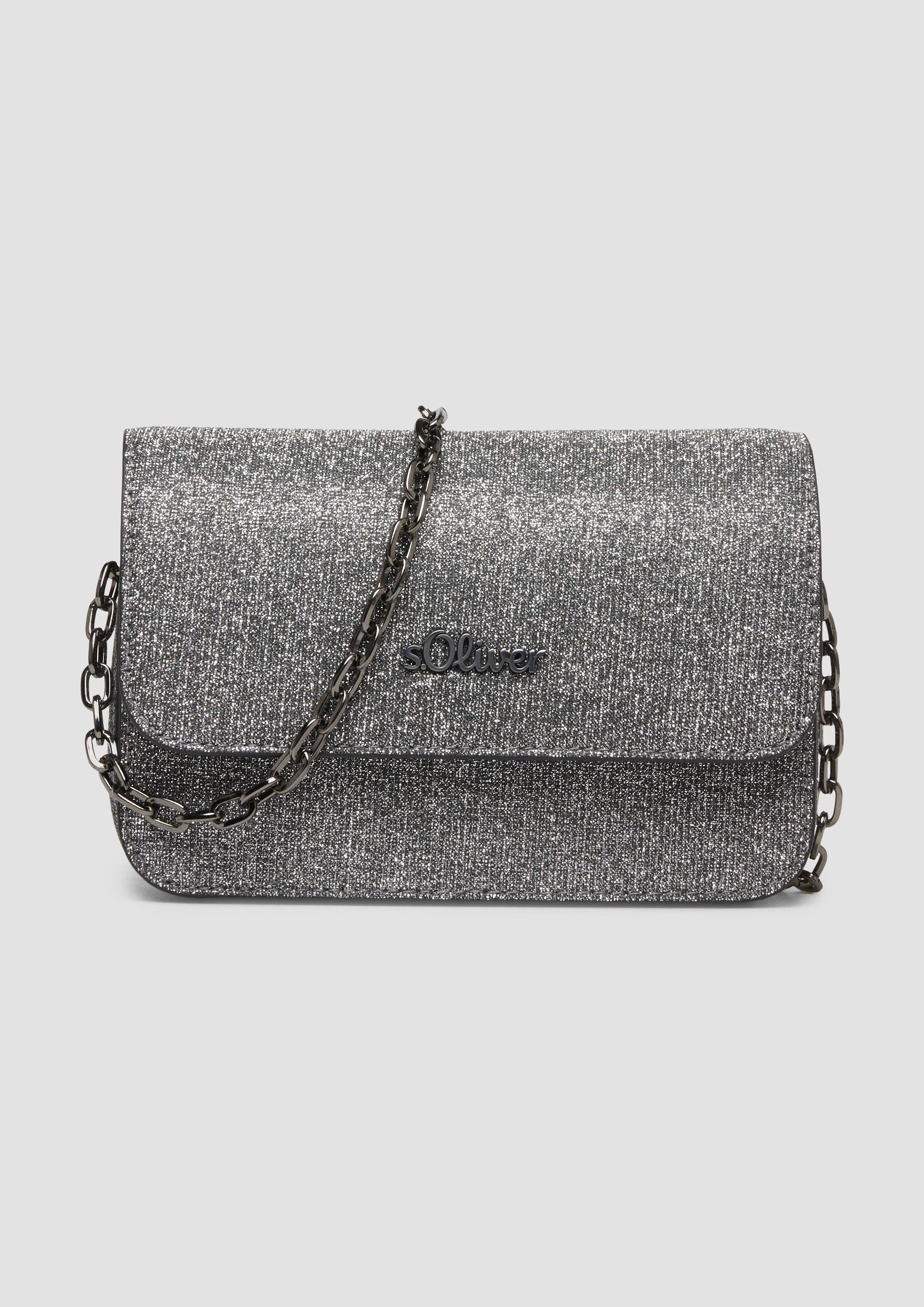 Tragetasche Shoulder-Bag in schimmernder Optik