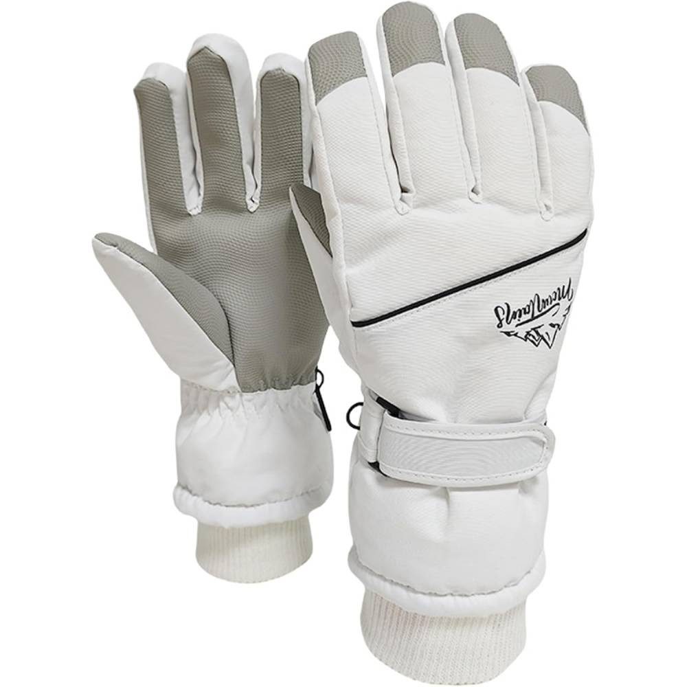 Blusmart Skihandschuhe Männer und Frauen Winter-Ski- und Schneehandschuhe (Warm und wasserdicht, Rutschfeste Touchscreen-Handschuhe) Für Gehen, Reiten, Laufen, Sport, Skifahren