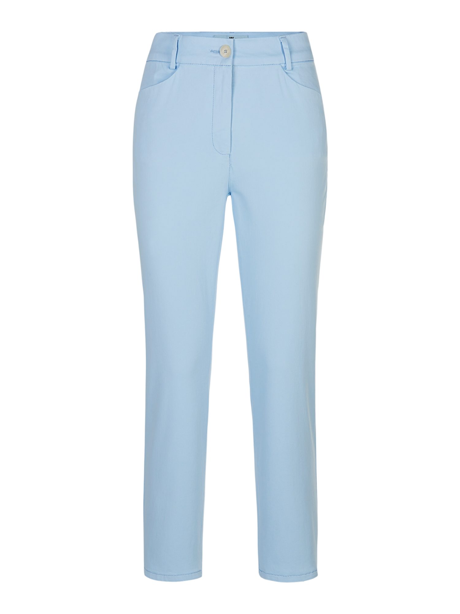 Riani Stoffhose blau,Casual,Baumwolle,Unifarben,Slim Fit,Mittel