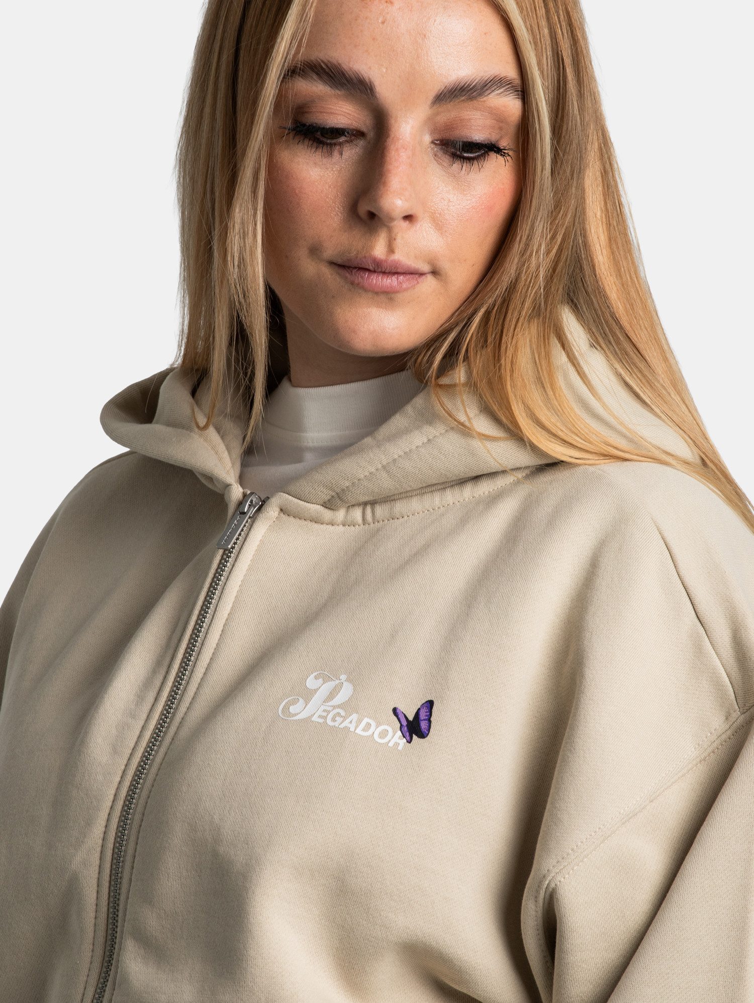 PEGADOR Kapuzensweatjacke Pegador Noria Oversized Sweatjacke