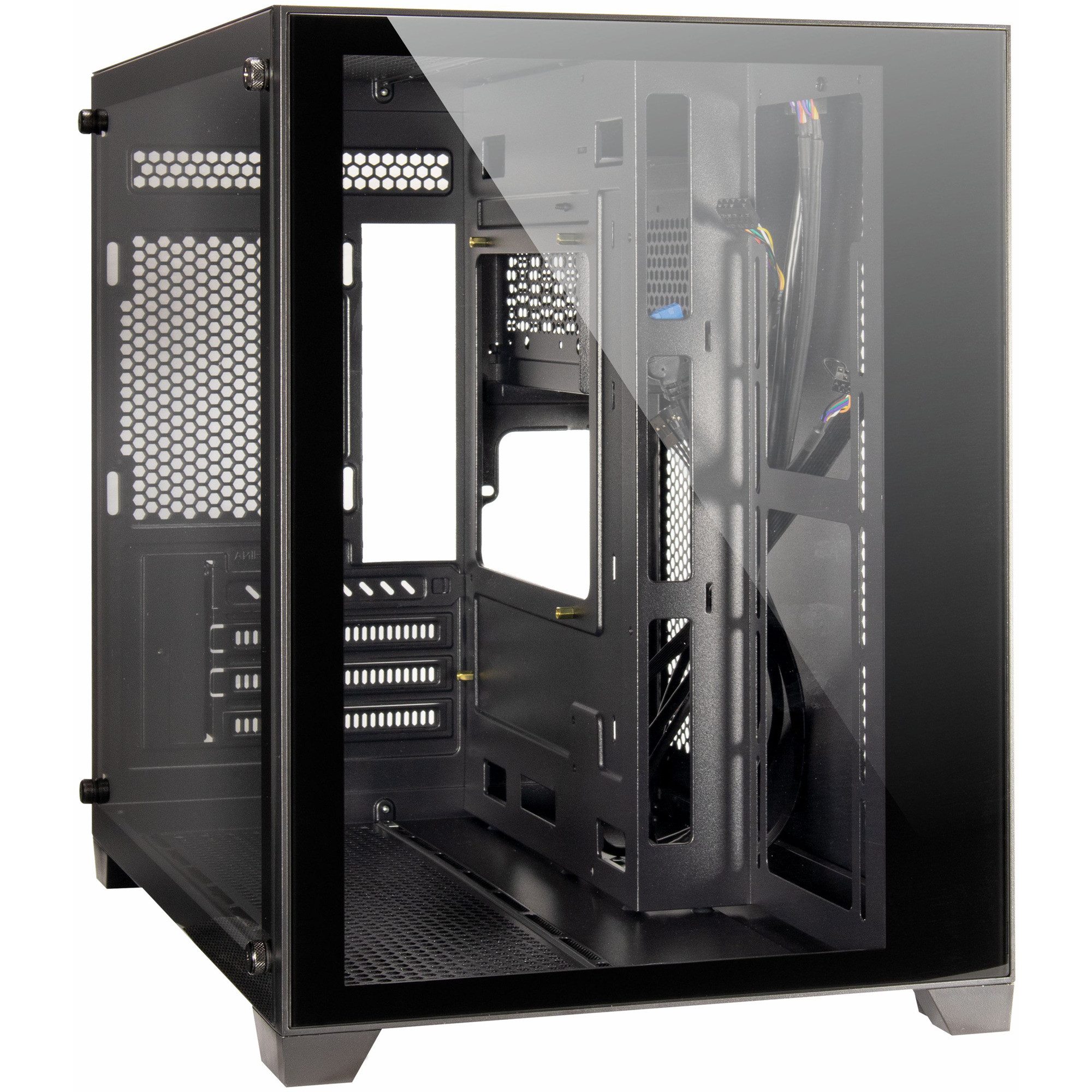 PC-Gehäuse Inter-Tech C-501 Aspect, Tower-Gehäuse, (Tempered