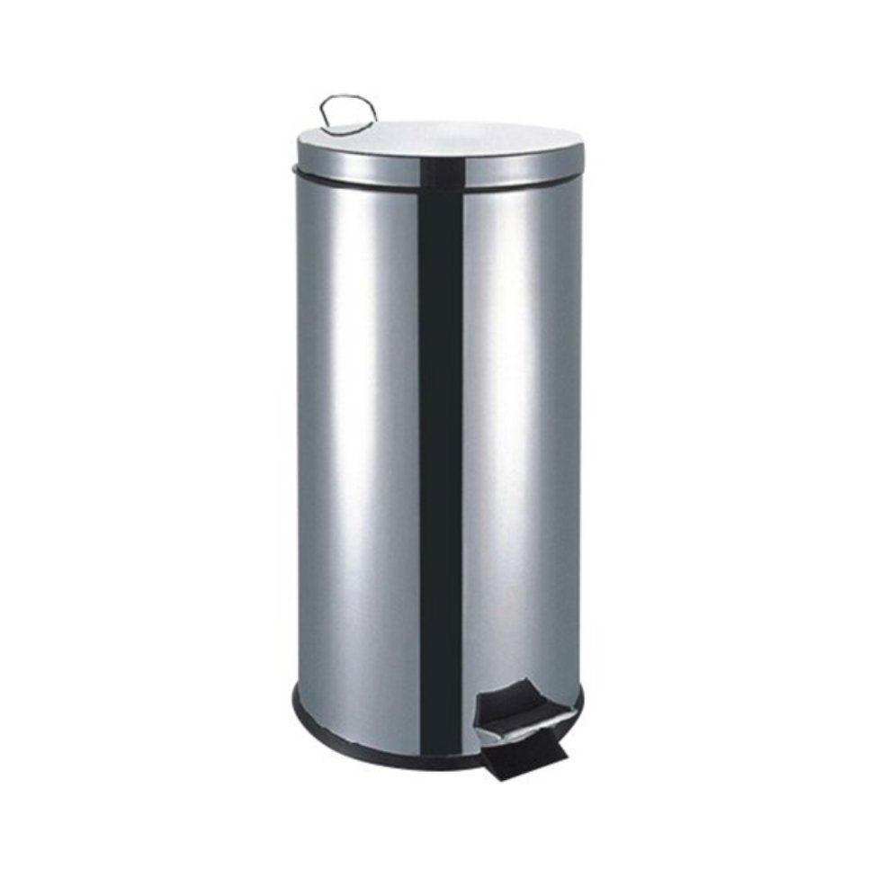 Mülleimer Treteimer, 30 l, Edelstahl, Metallpedal 125021
