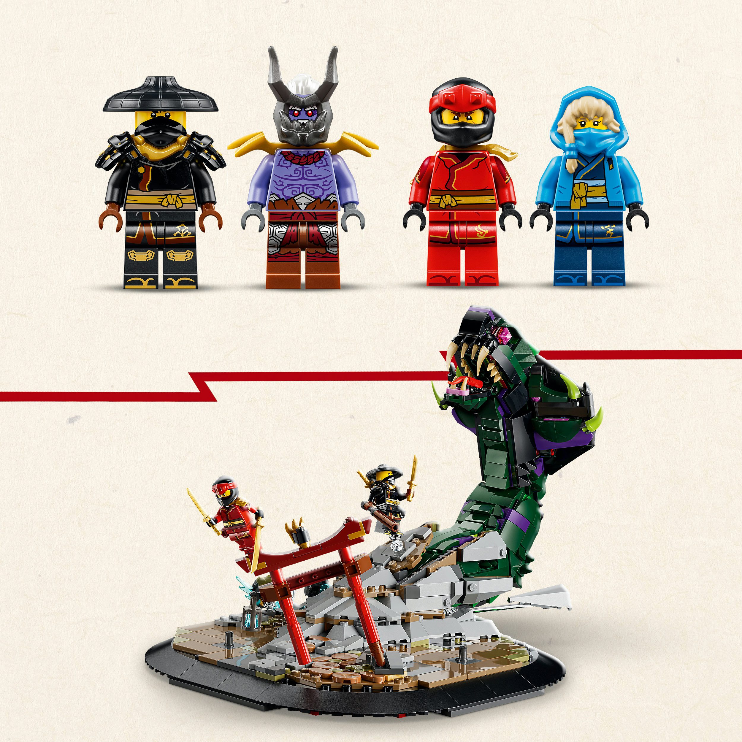 LEGO® Duell mit dem Ultradrachen (71872), LEGO Ninjago Konstruktionsspielsteine, (2178 St), Made in Europe – Bild 5 von 5