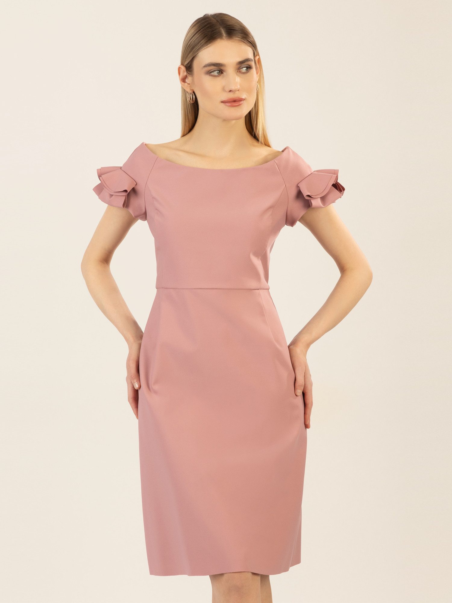 Apart Cocktailkleid mit sehr weiten Ausschnitt günstig online kaufen