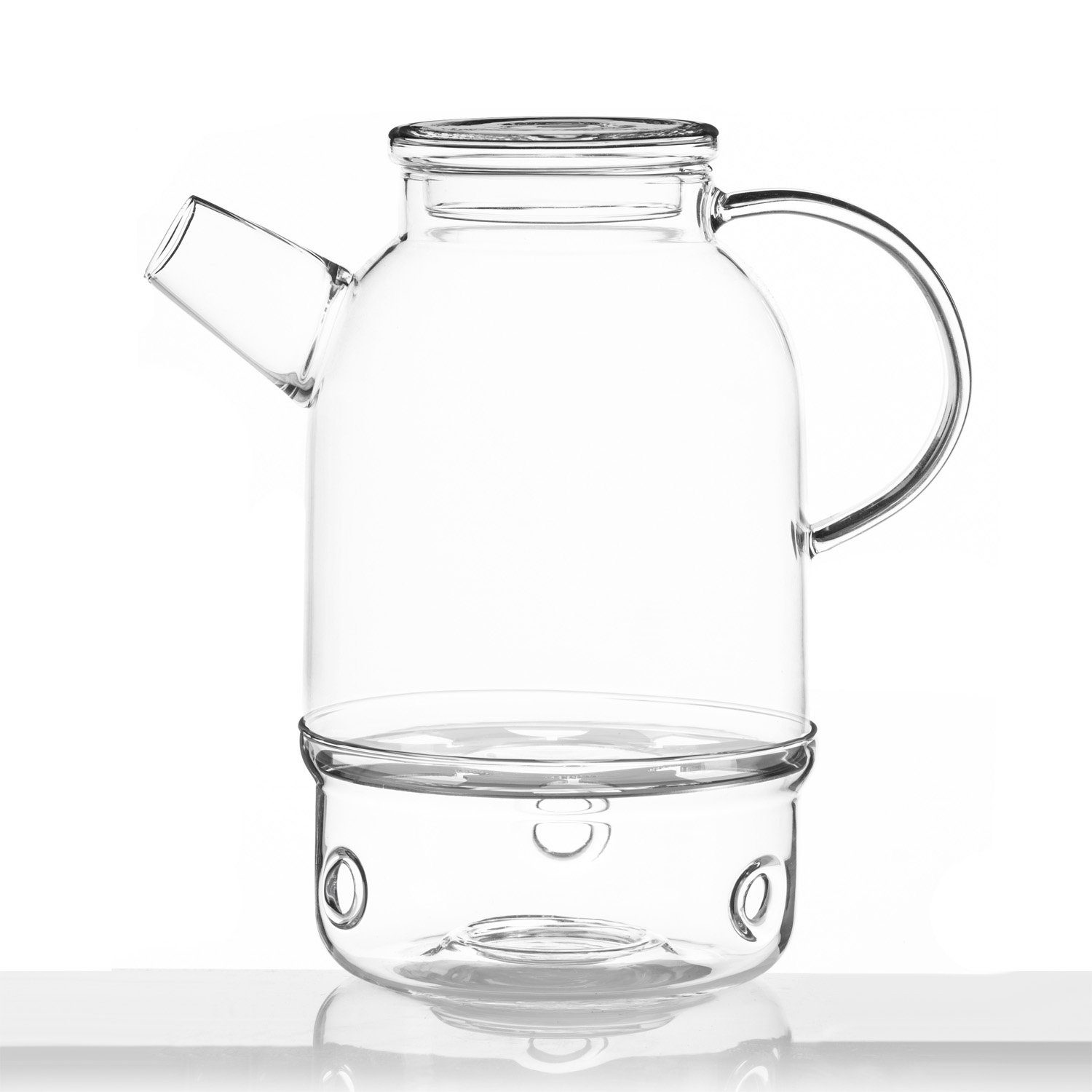 Dimono Teekanne DIMONO Teestövchen Glas – Teekannenwärmer Borosilikat, hitzebeständig, Teekannen-Wärmer