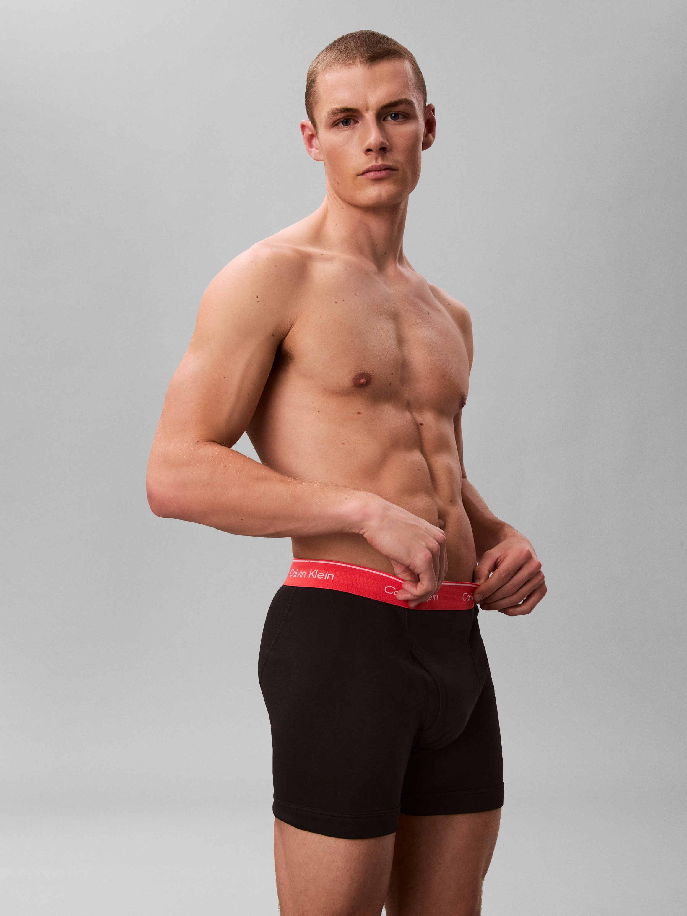 Calvin Klein Underwear Boxershorts Boxer Brief 5PK (Packung, 5er-Pack) Regular fit mit gerader Beinform