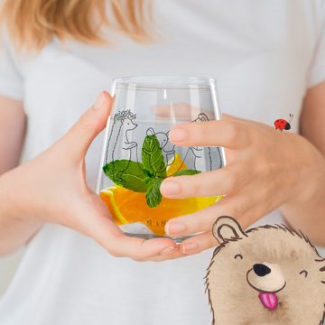 Mr. & Mrs. Panda Cocktailglas Igel Seilhüpfen - Transparent - Geschenk, Cocktail Glas mit Wunschtex, Premium Glas, Personalisierbar
