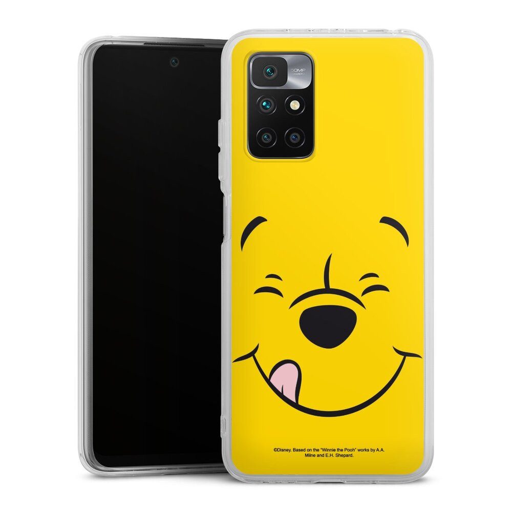 DeinDesign Handyhülle Winnie Puuh Offizielles Lizenzprodukt Disney Puuh Closeup, Xiaomi Redmi 10 Silikon Hülle Bumper Case Handy Schutzhülle
