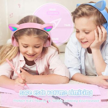 arVin Kinder-Kopfhörer (3,5-mm-Plug-in-Option, eliminieren Batteriesorgen und bieten vielseitige Anwendungsmöglichkeiten, Innovative mit Beeindruckenden Funktionen für Vielseitige Nutzung)