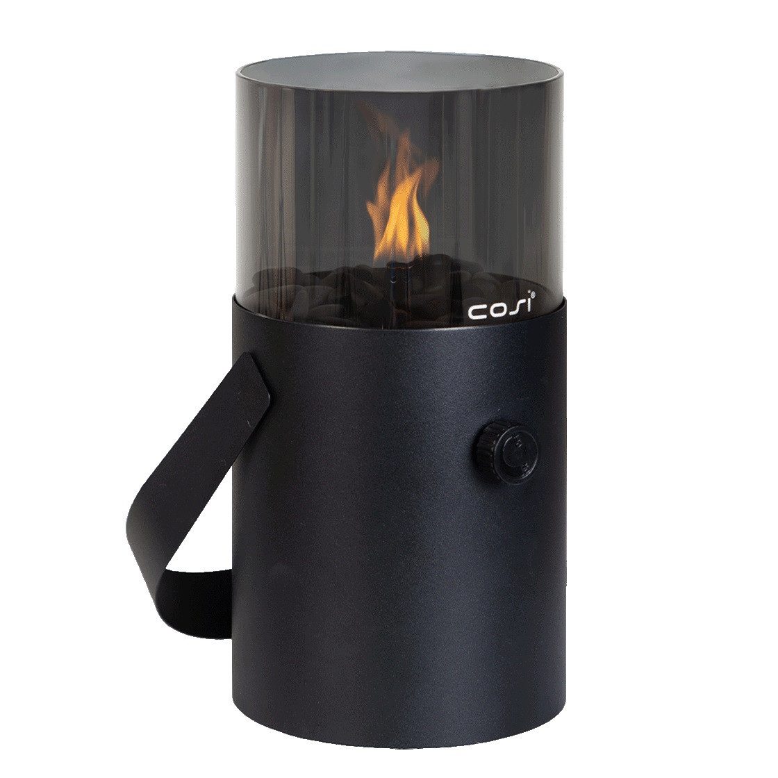 COSI Tischfeuer Cosifire Tischfeuer COSISCOOP Original black smoked, Ø 16x30cm