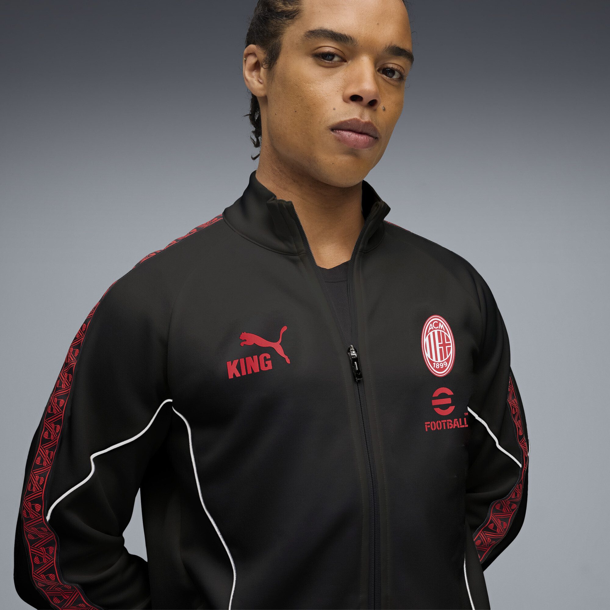 PUMA Sweatjacke AC Milan KING Anthem Jacke Herren