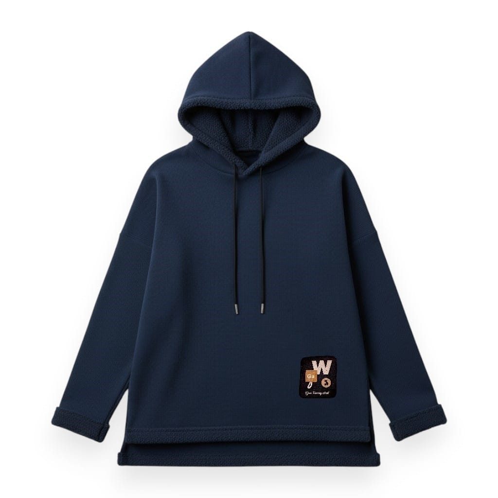 OriginalYou Kapuzenpullover Softcord Hoodie für Damen gefüttert warm u. weich mit weichem Teddyfutter gefüttert