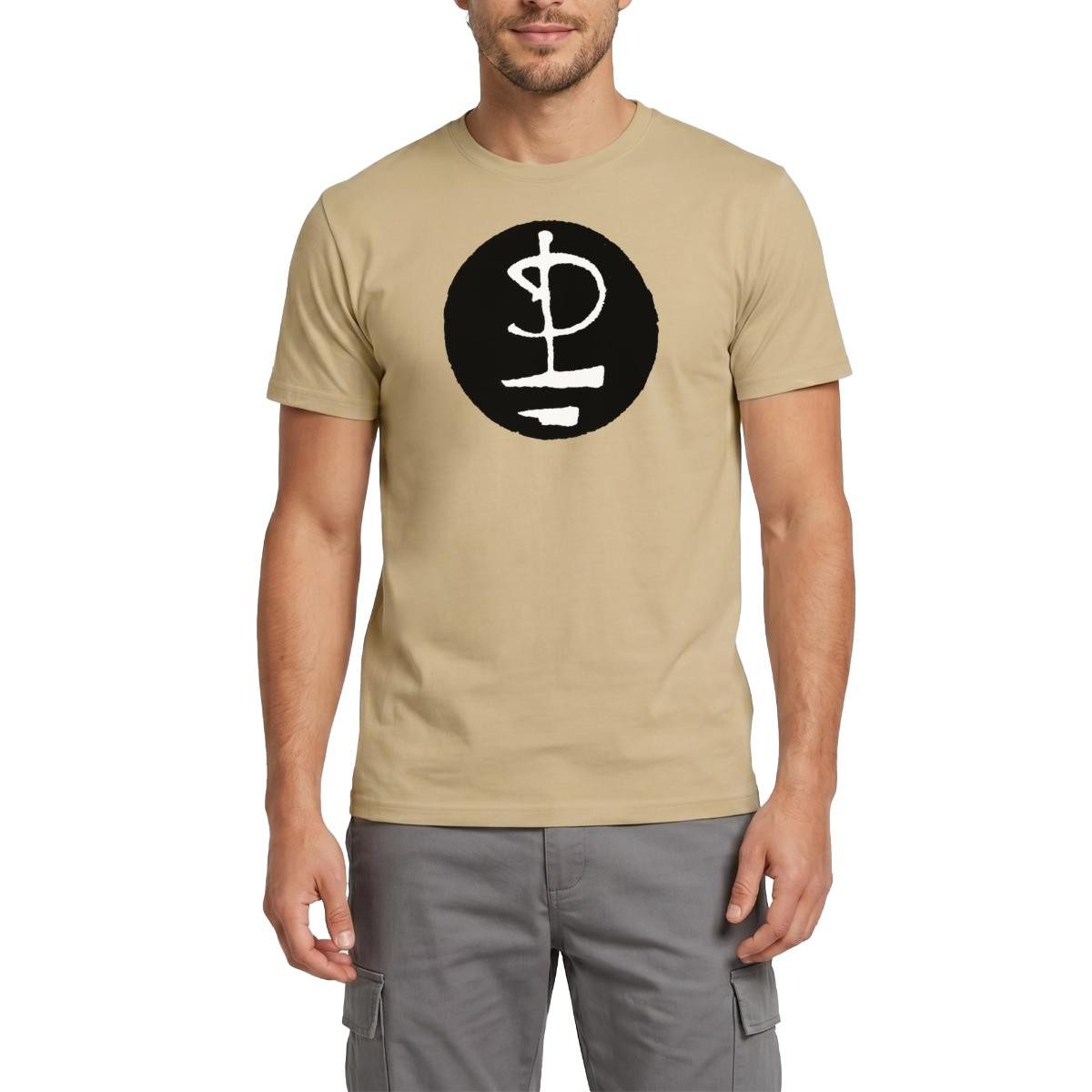 Spreadshirt T-Shirt Pink Floyd Logo Schwarz Weiß Männer T-Shirt (1-tlg)
