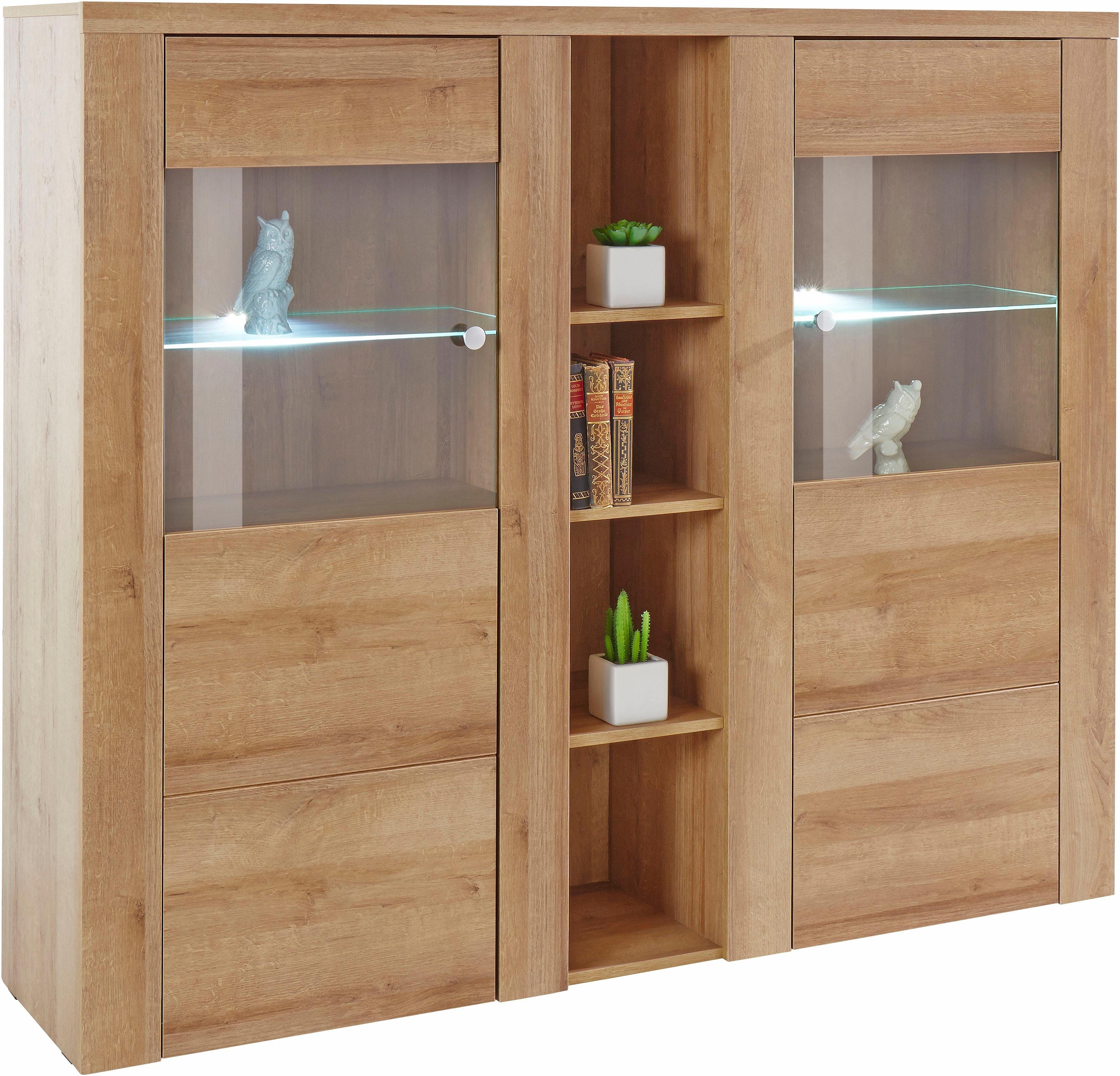 Home affaire Highboard Larona, zeitlose Hochkommode mit 2 Türen, Türkommode günstig online kaufen