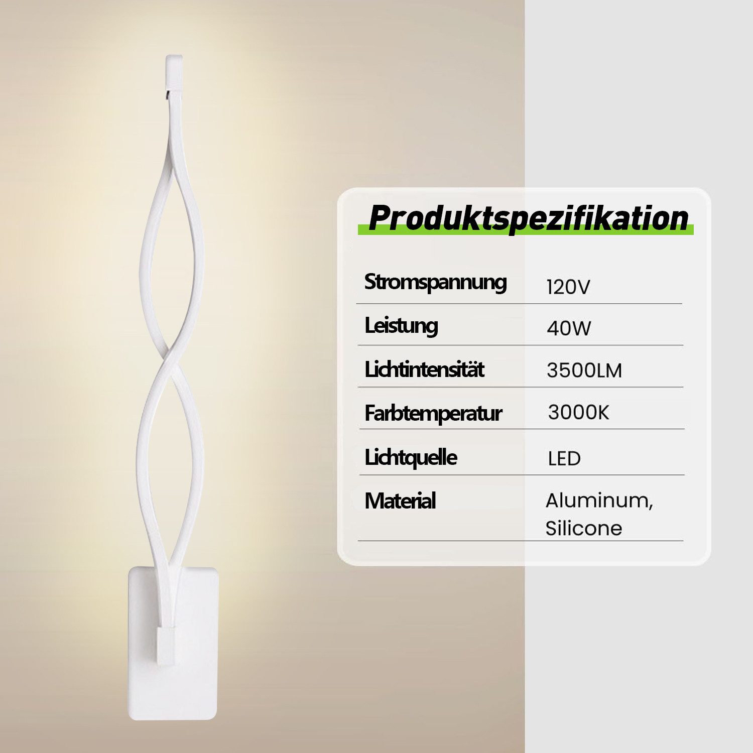 ZEUOPQ LED Wandleuchte Wandlampe Dimmbare LED-Wandleuchte günstig online kaufen
