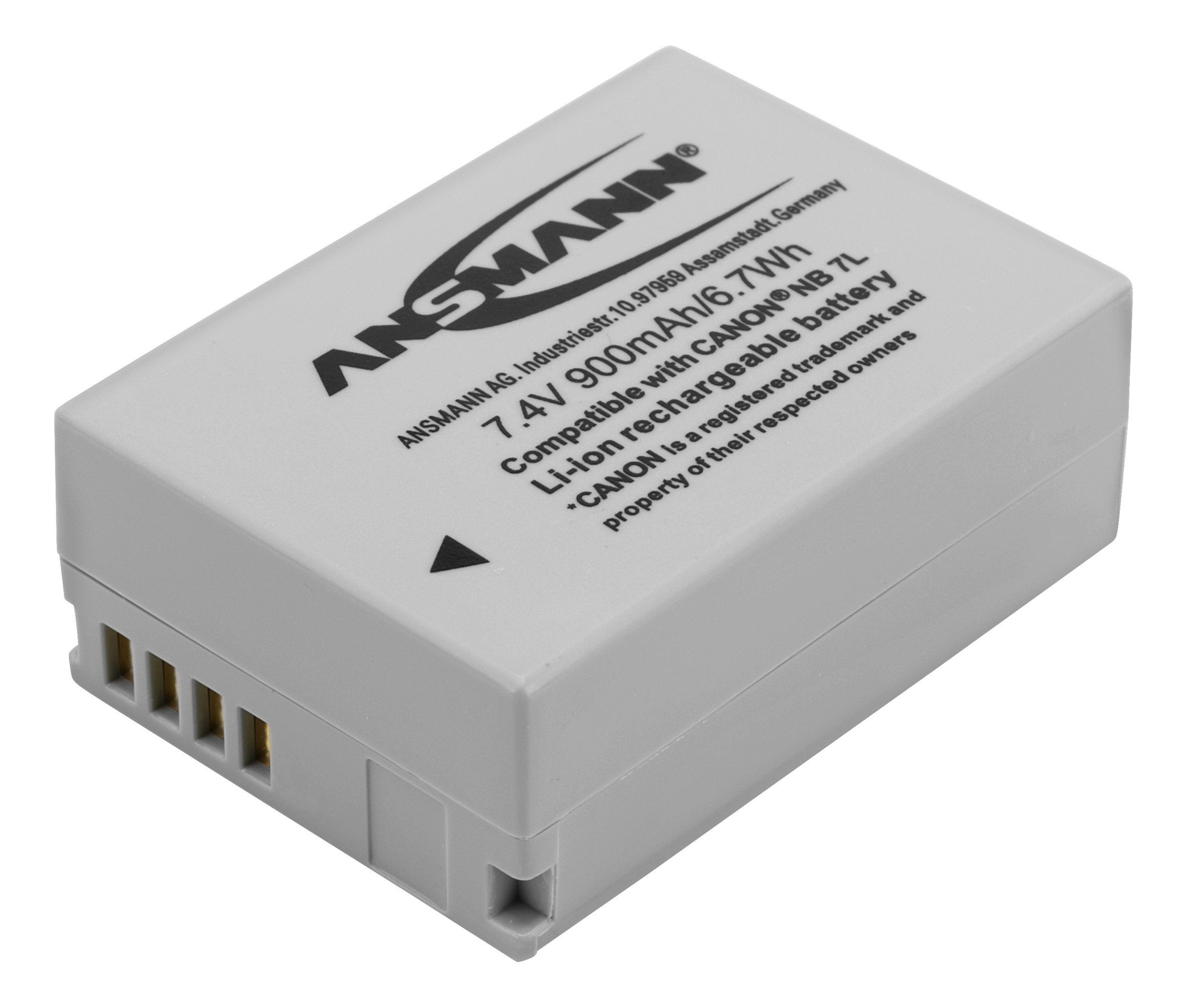 ANSMANN AG Akkupack A-Can NB 7 L Ersatz für Kamera Canon Powershot G10… 5044523 Akku 800 mAh (7.4 V)