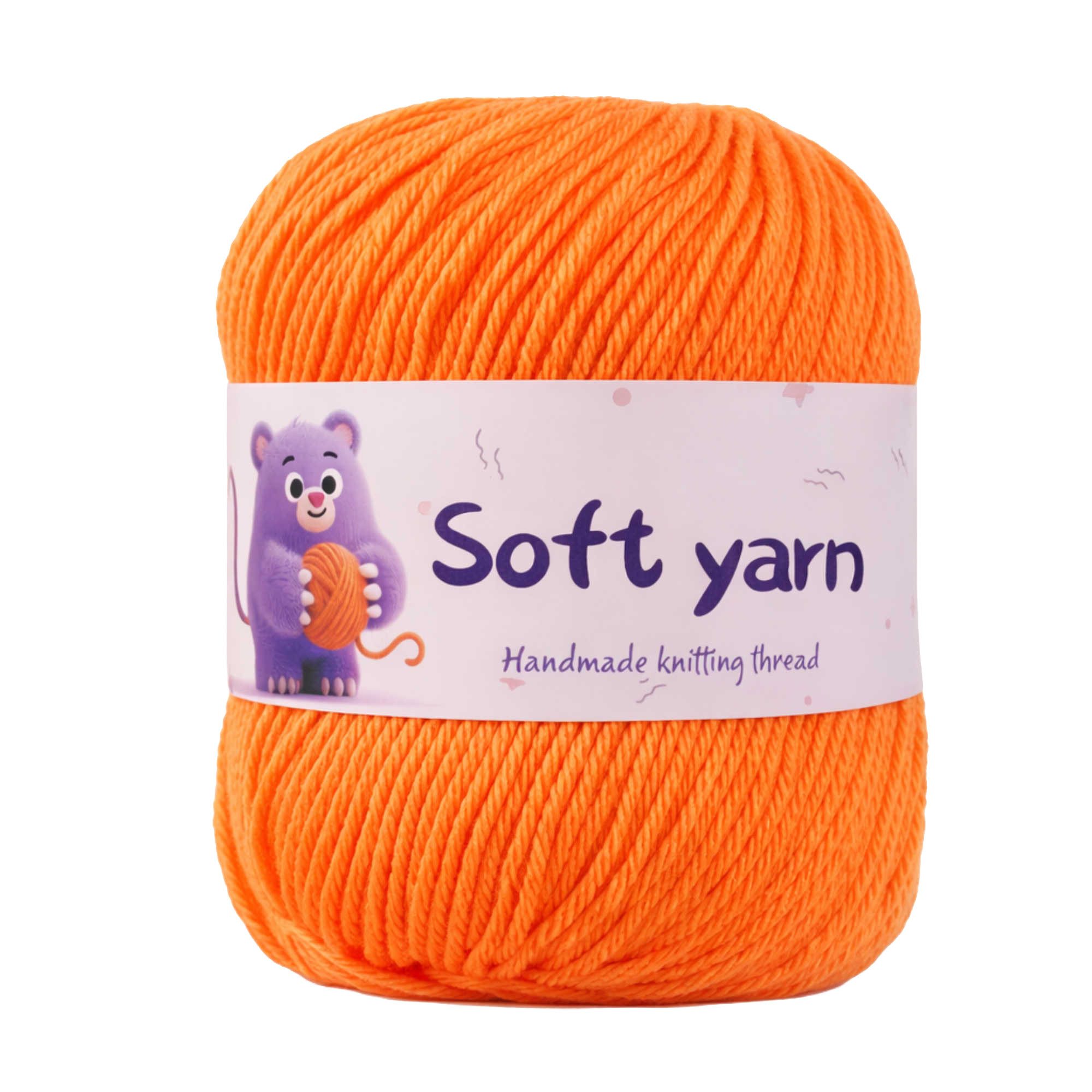 INDIGOS UG Acrylgarn 6-fach 10x50g = 500g Strickgarn Set - selbststreifendes Garn Häkelwolle