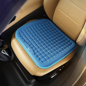 yozhiqu Sitzkissen Auto-Eismatte, belüftetes und atmungsaktives Sitzkissen, Kühlung, geeignet für alle Jahreszeiten, weich und bequem, 43 x 43 cm