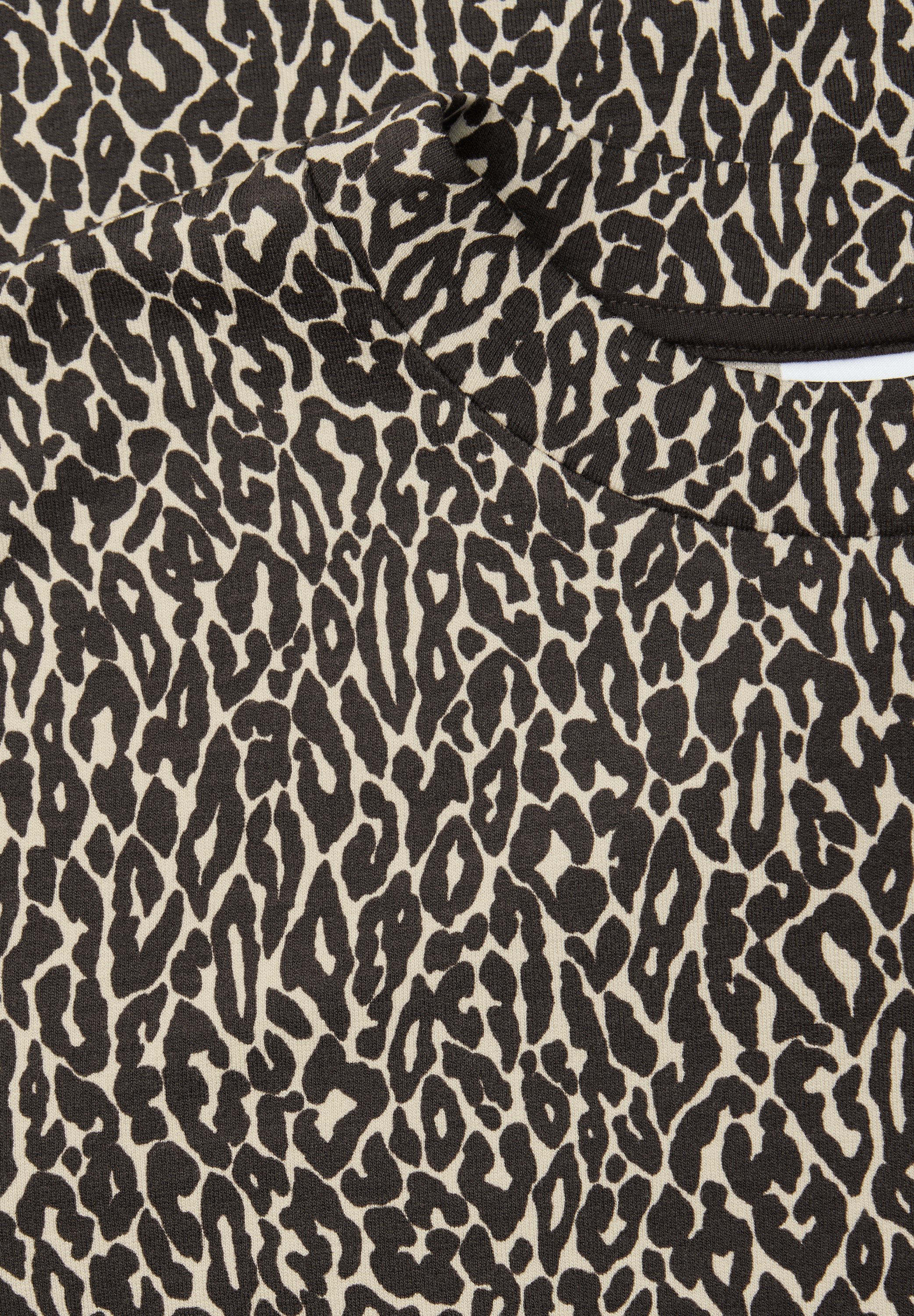 STREET ONE Midikleid im Leo-Allover-Print