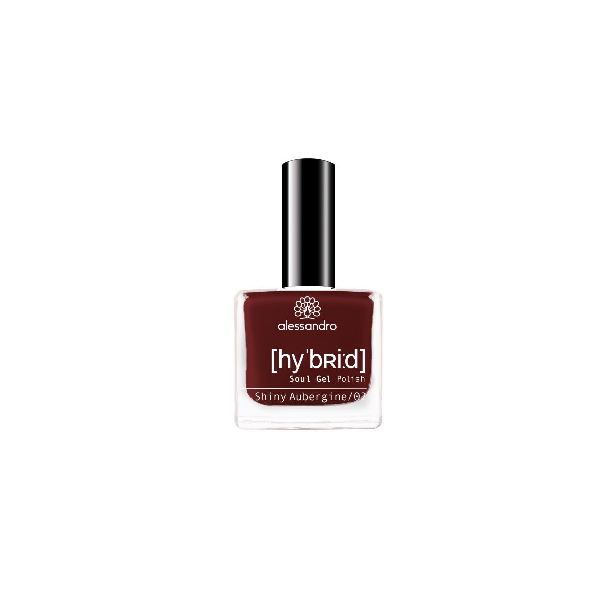 alessandro international Nagellack Alessandro Nagellack Hybrid Soul Gel Polish 130 Shiny Aubergine 8 ml, Langanhaltende Maniküre im Gel-Look