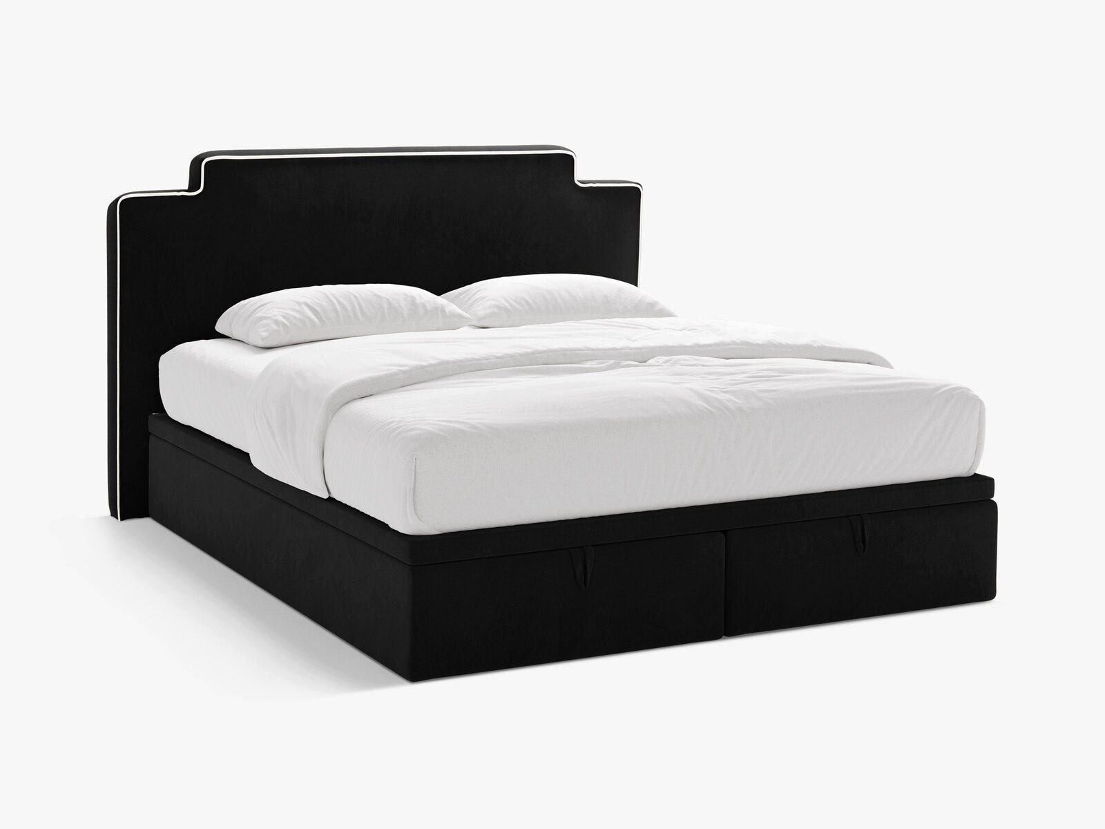 Micadoni Boxspringbett Princess, mit Bettkasten und Kopfteil