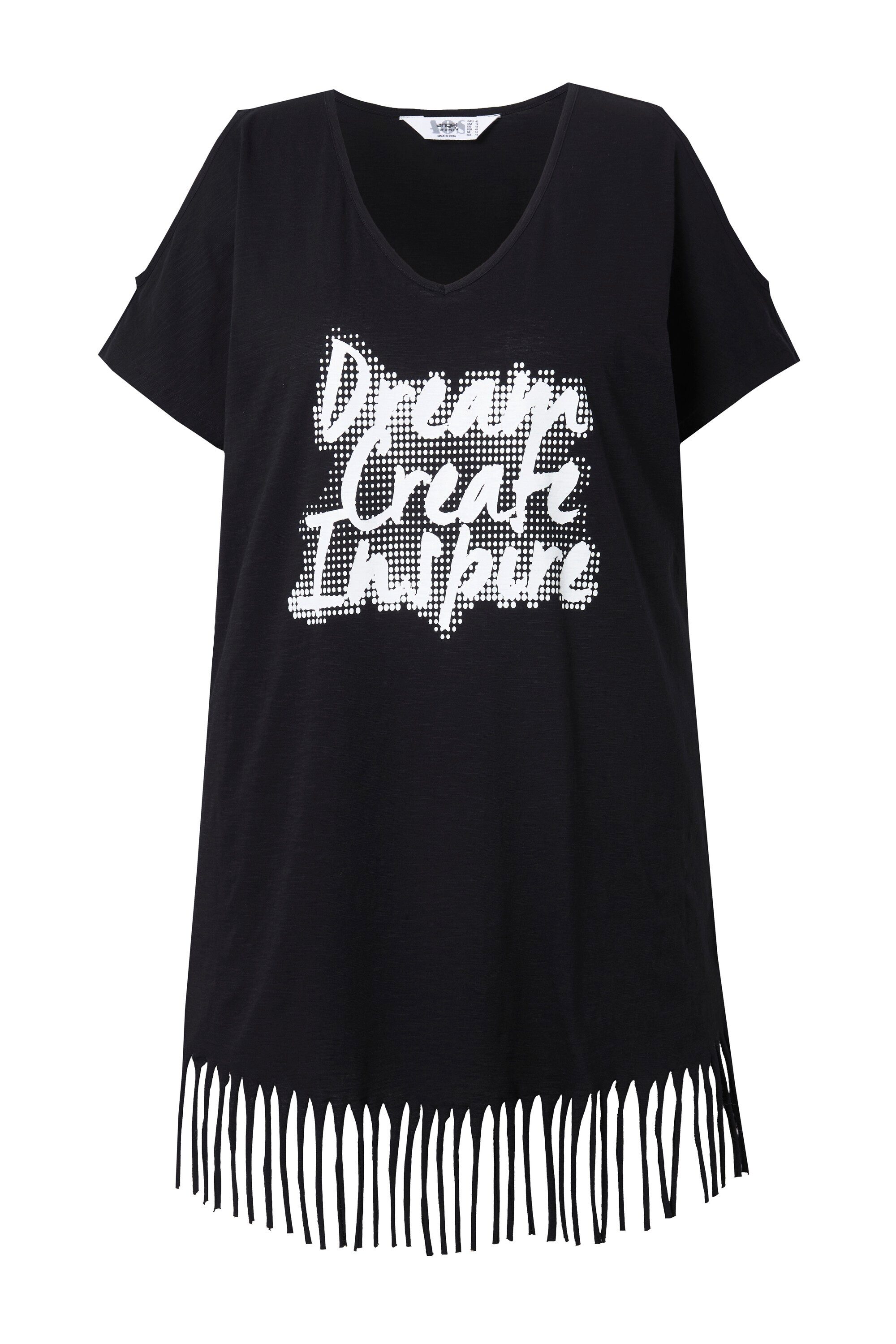 Angel of Style Longshirt Longshirt A-Linie Graffitti-Motiv günstig online kaufen
