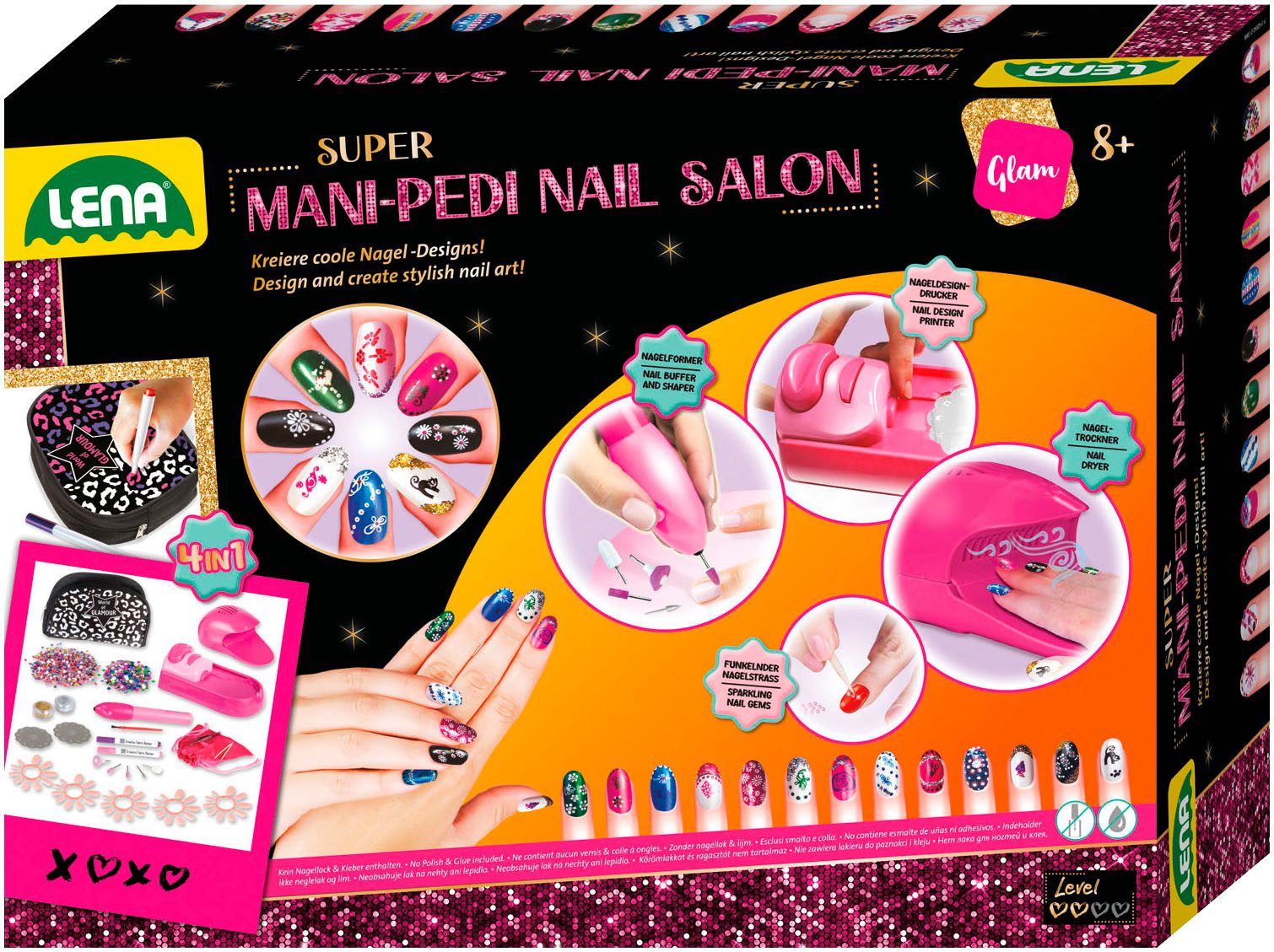 Lena® Kreativset Mani-Pedi Nail Salon