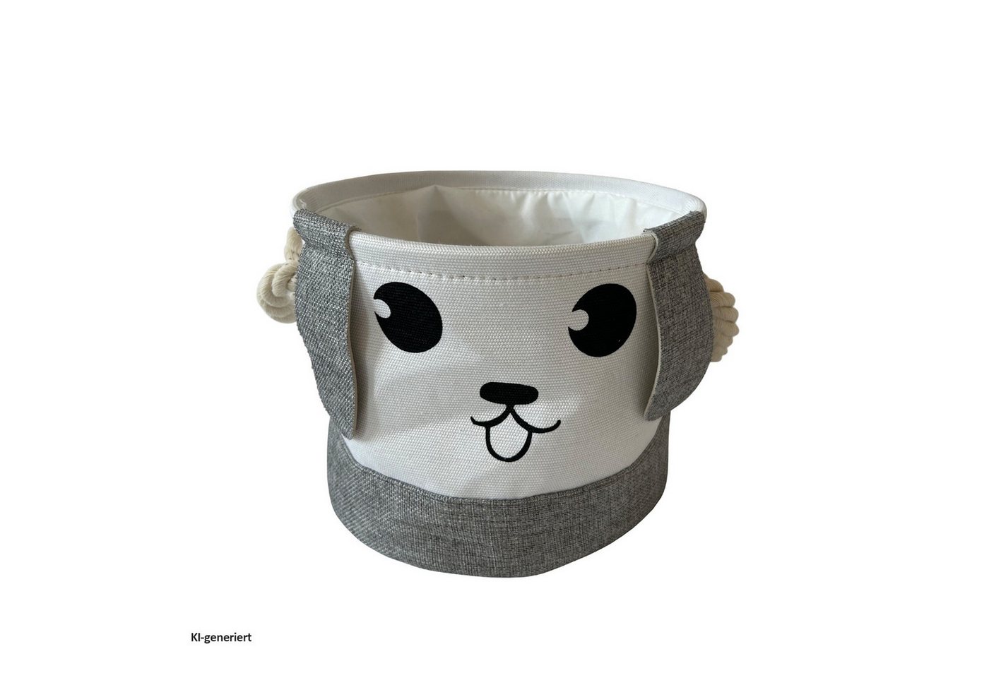 HTI-Living Aufbewahrungskorb Aufbewahrungskorb Hase rund (Stück, 1 St., 1 Aufbewahrungskorb), Aufbewahrungsbox Tiermotiv Kinderzimmer
