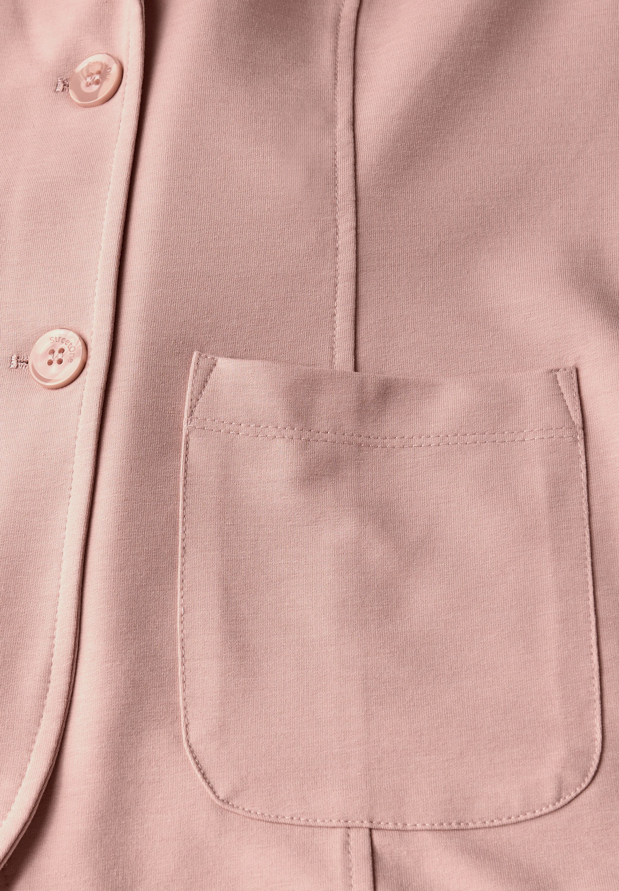 STREET ONE Kurzblazer aus Baumwolle mit Stretchanteil