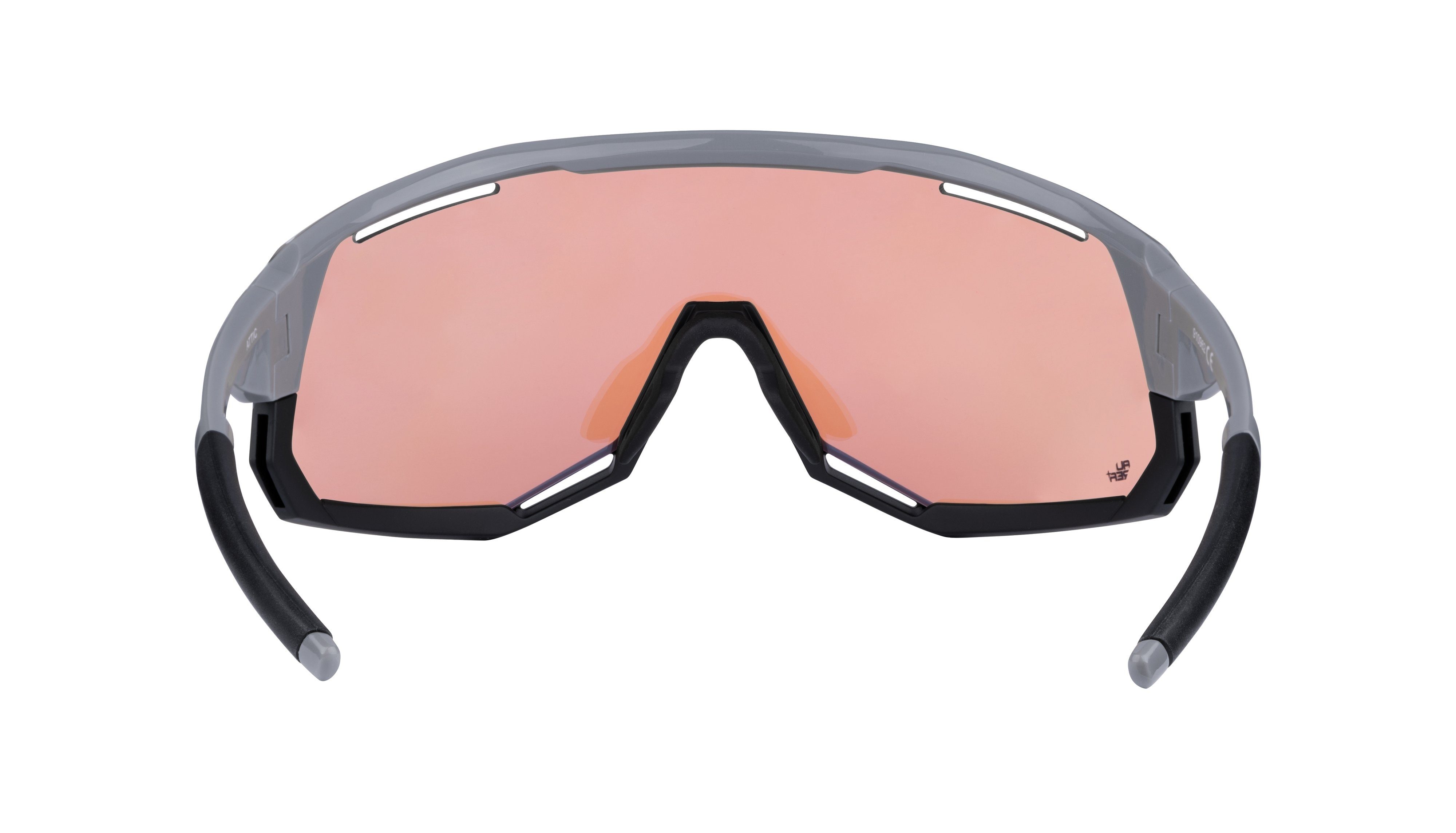 grau-schwarz ATTIC Fahrradbrille Kontrast rosa Sonnenbrille F FORCE