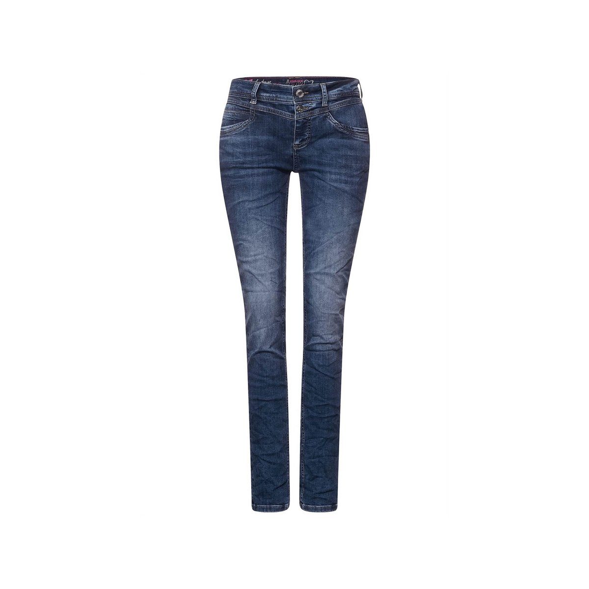 5-Pocket-Jeans STREET (1-tlg) ONE blau