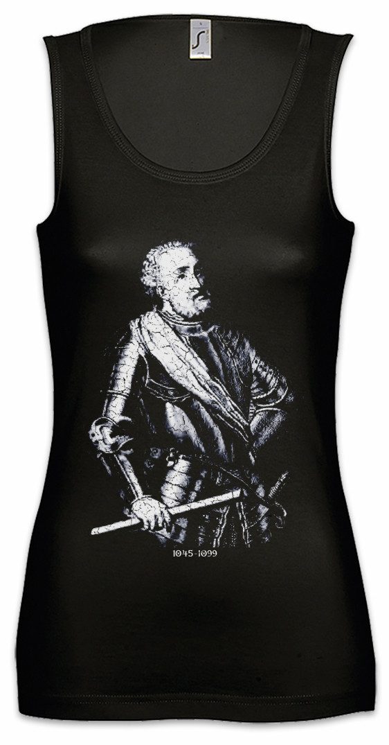 Tanktop El Cid Ärmelloses Damen T-Shirt Rodrigo Díaz De Vivar Spain Kingdom Of
