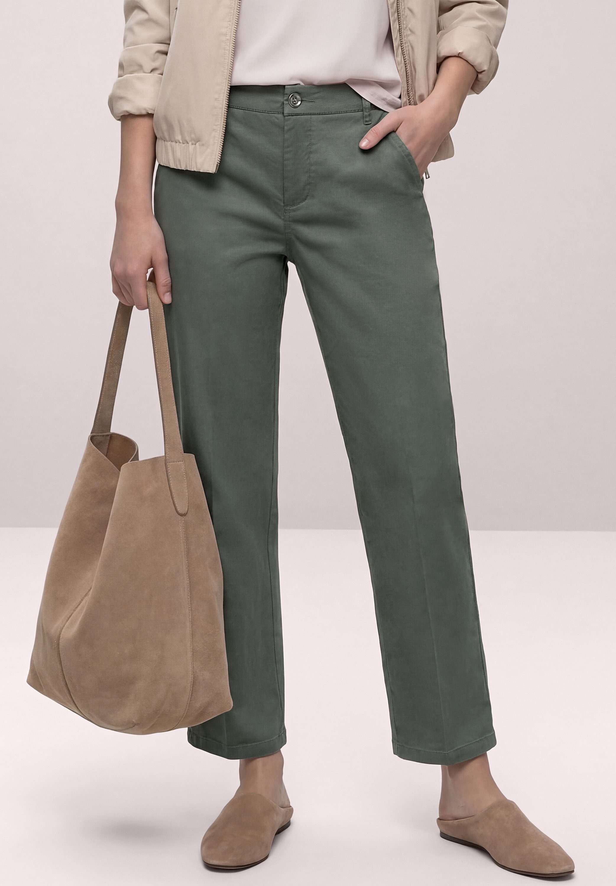STREET ONE Chinohose Middle Waist